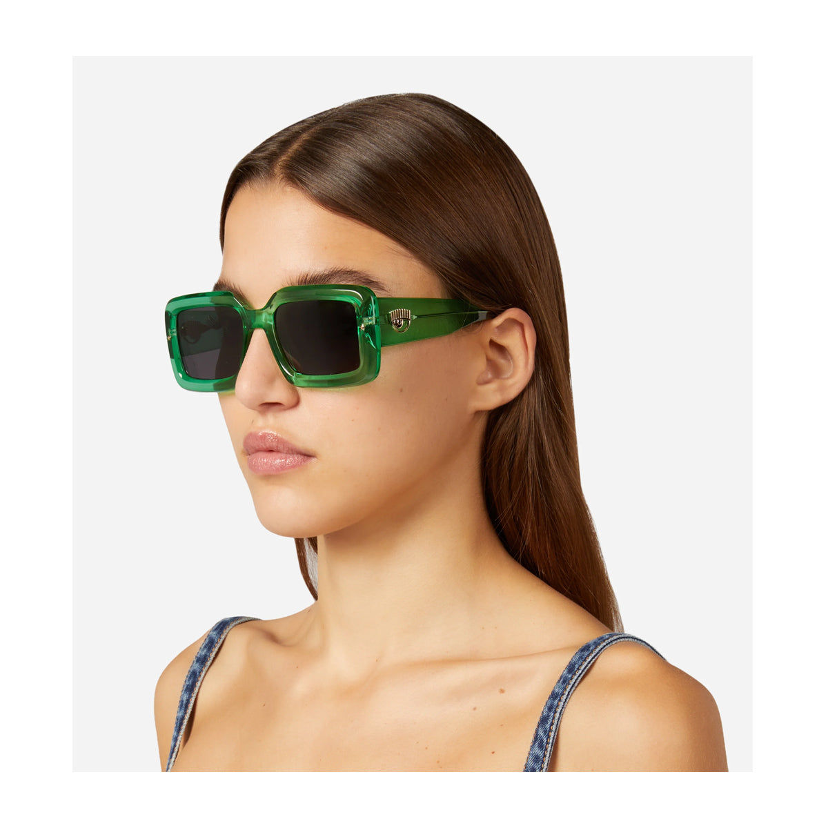 Cf 7022-s 1ED-IR Verde Acetate Occhiali Sole