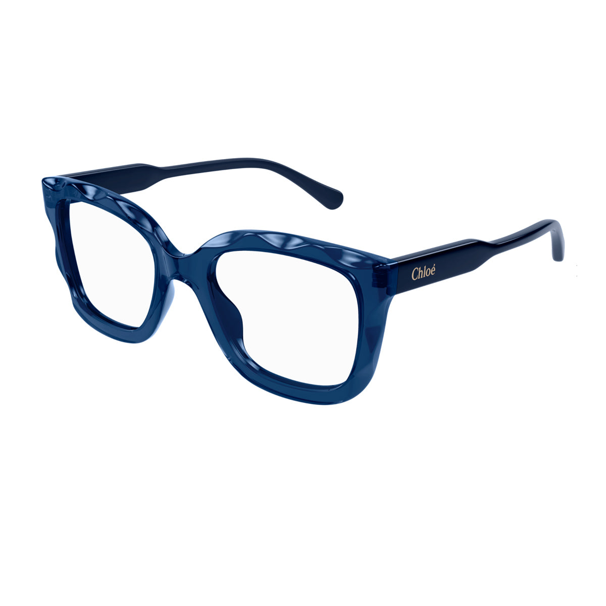 Chloé CH0229O Linea 004 Blue Transparent Blu Acetate Occhiali Da Vista