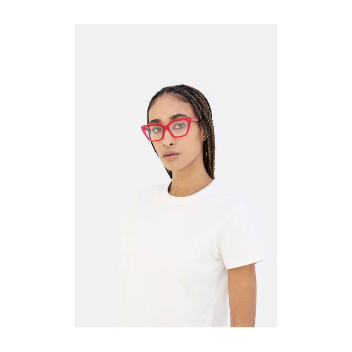 Retrosuperfuture NUMERO 122 RED Rosso Acetate Occhiali Da Vista