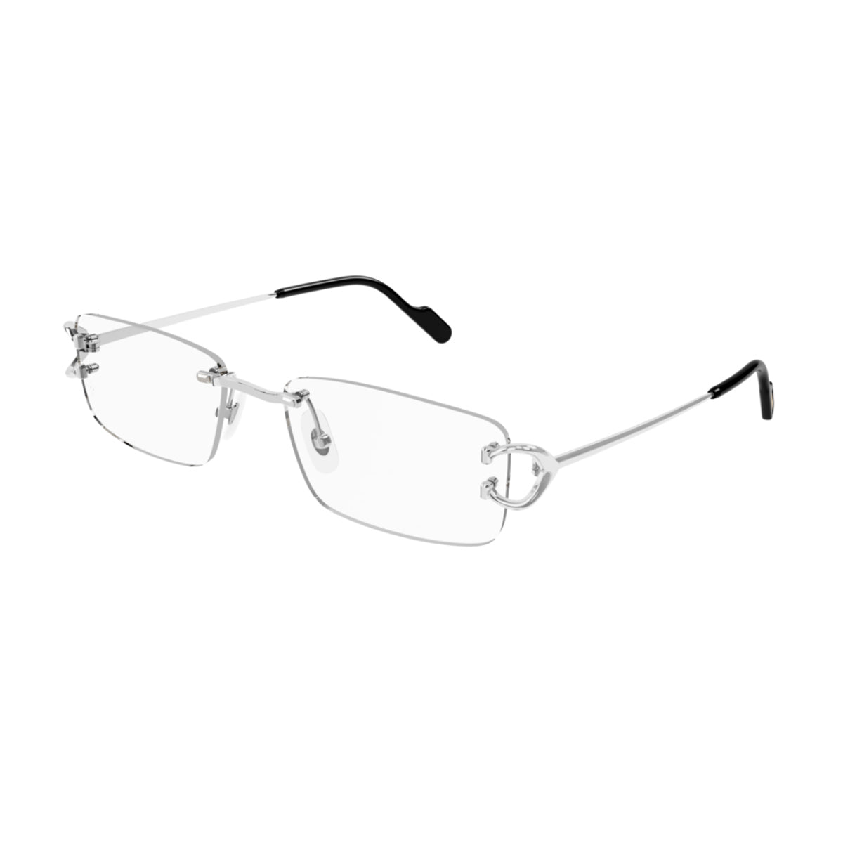 Cartier CT0344O C di 002 Silver Argento Metal Occhiali Da Vista