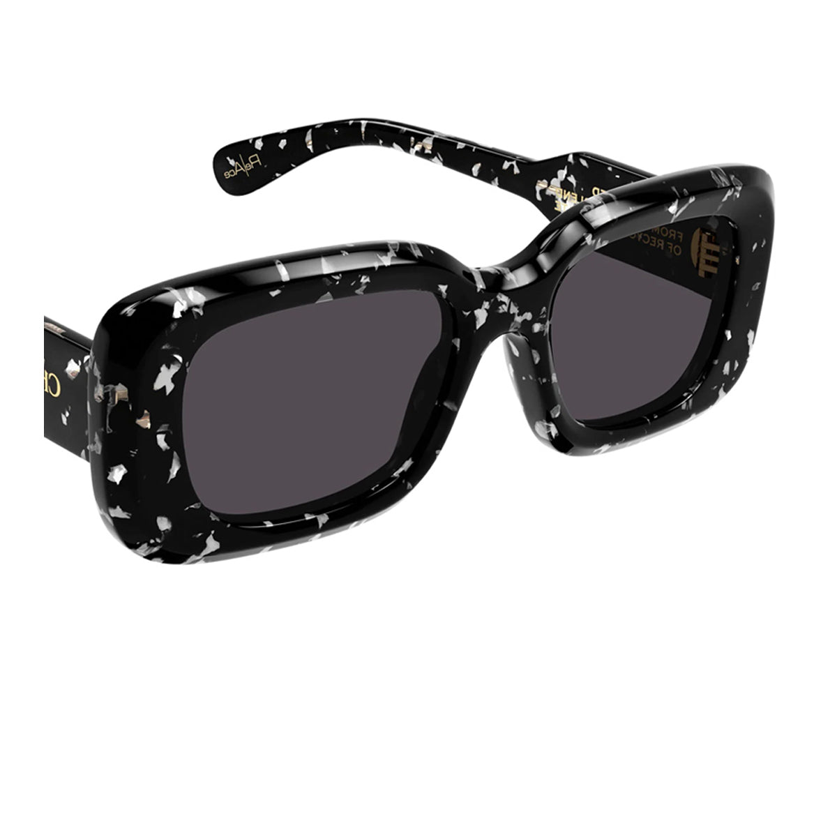 CH0188S 003 Nero Recycled Acetate Occhiali Sole