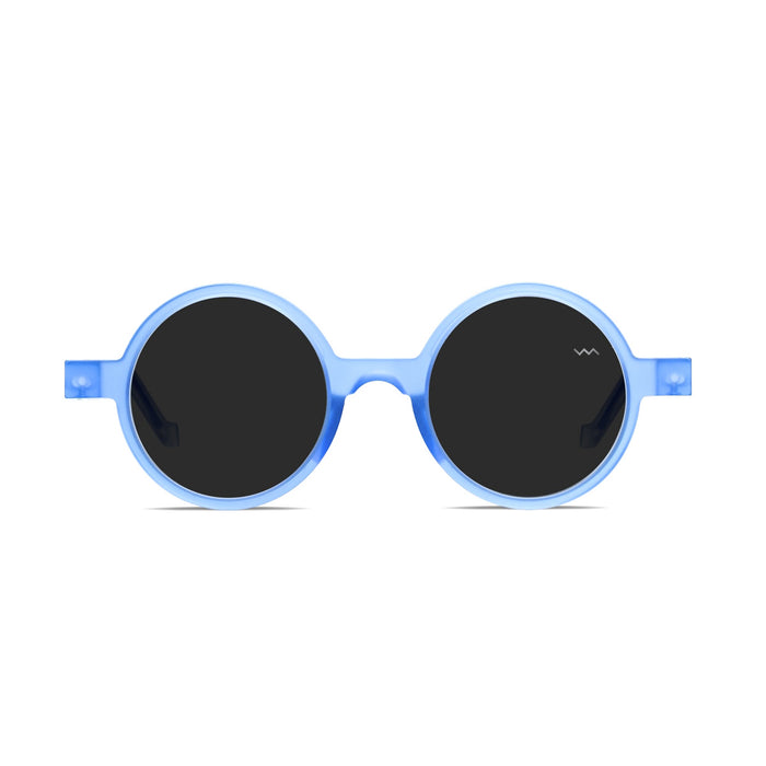 WL0006 White Label CRYSTAL BLUE MATTE Blu Bio-acetate Occhiali Sole