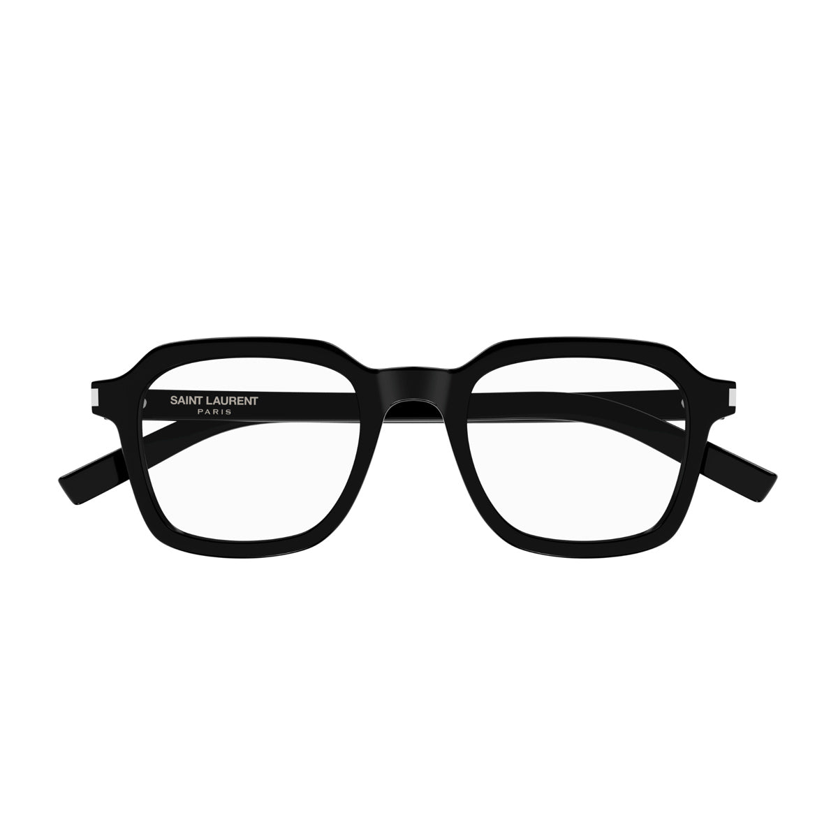 Saint Laurent SL 715 SLIM OPT Linea Corner Angle 001 Black Trasparent Nero Acetate Occhiali Da Vista