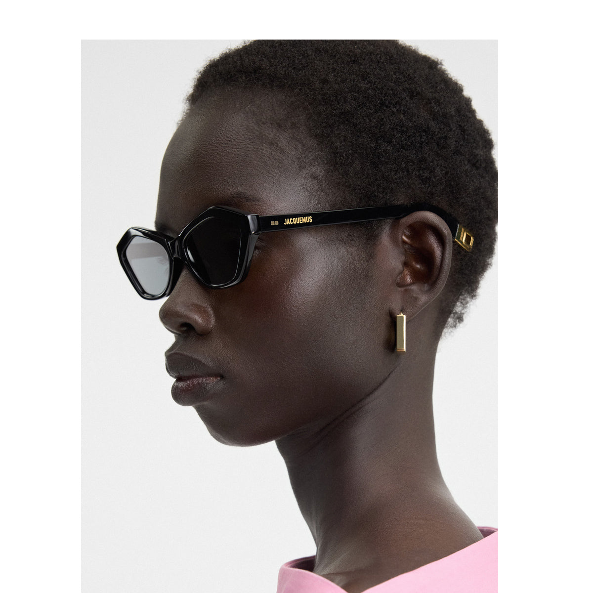 Jacquemus Les lunettes Bambino JAC42 C1 Black Linea la Casa Nero Acetate Occhiali Sole