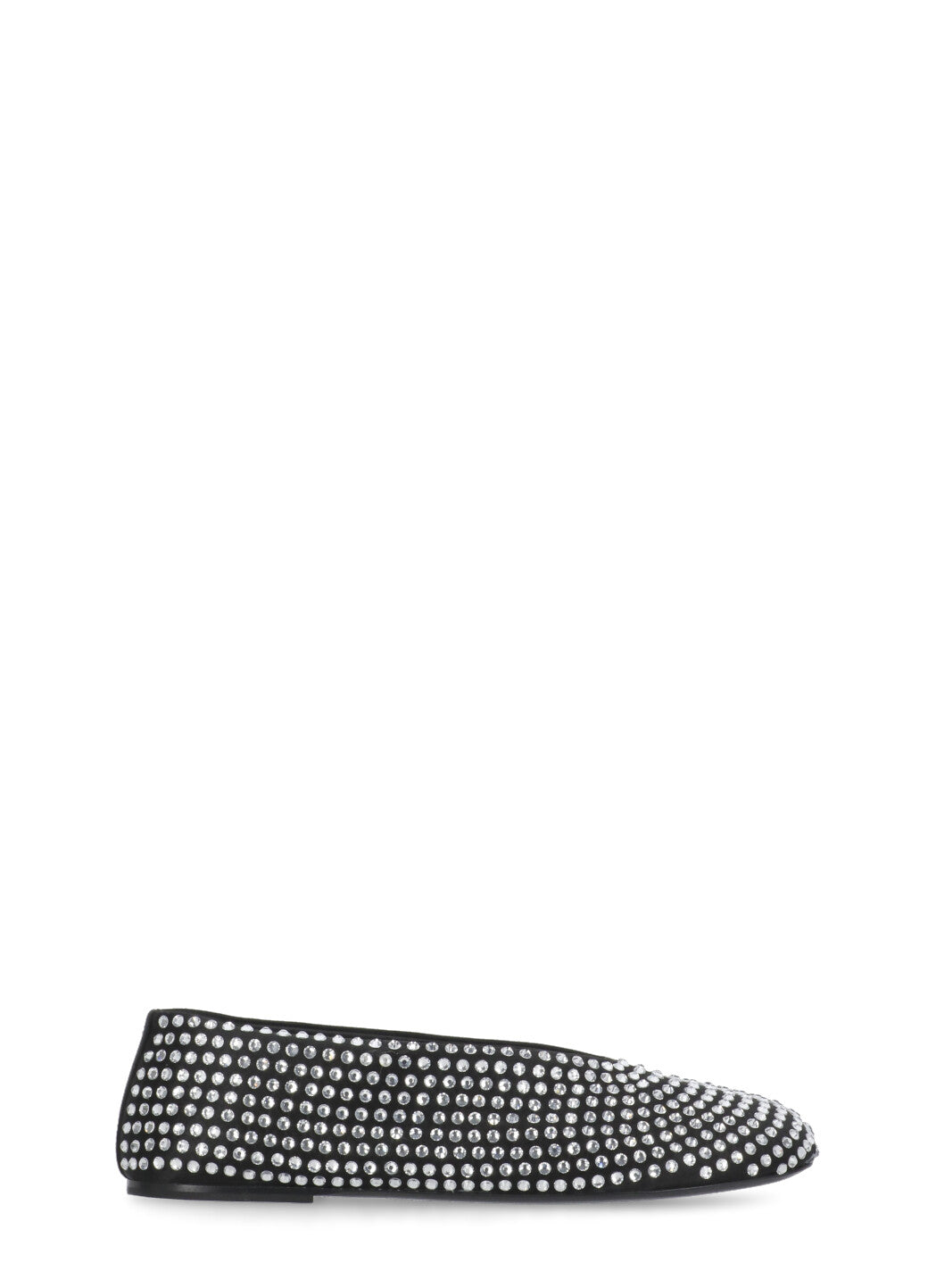Khaite Flat Shoes Black Viscose Silk