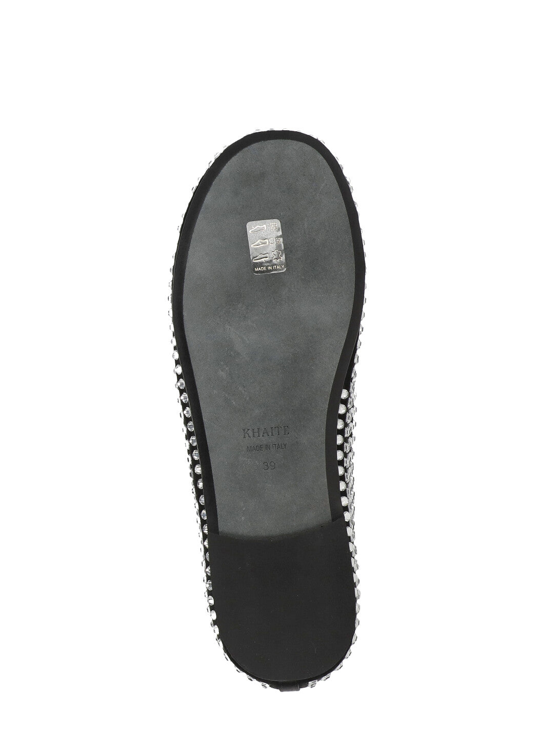 Khaite Flat Shoes Black Viscose Silk