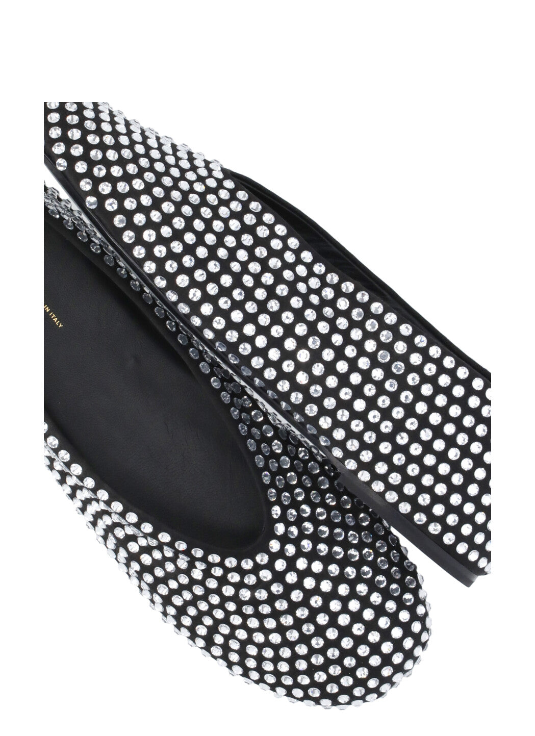 Khaite Flat Shoes Black Viscose Silk