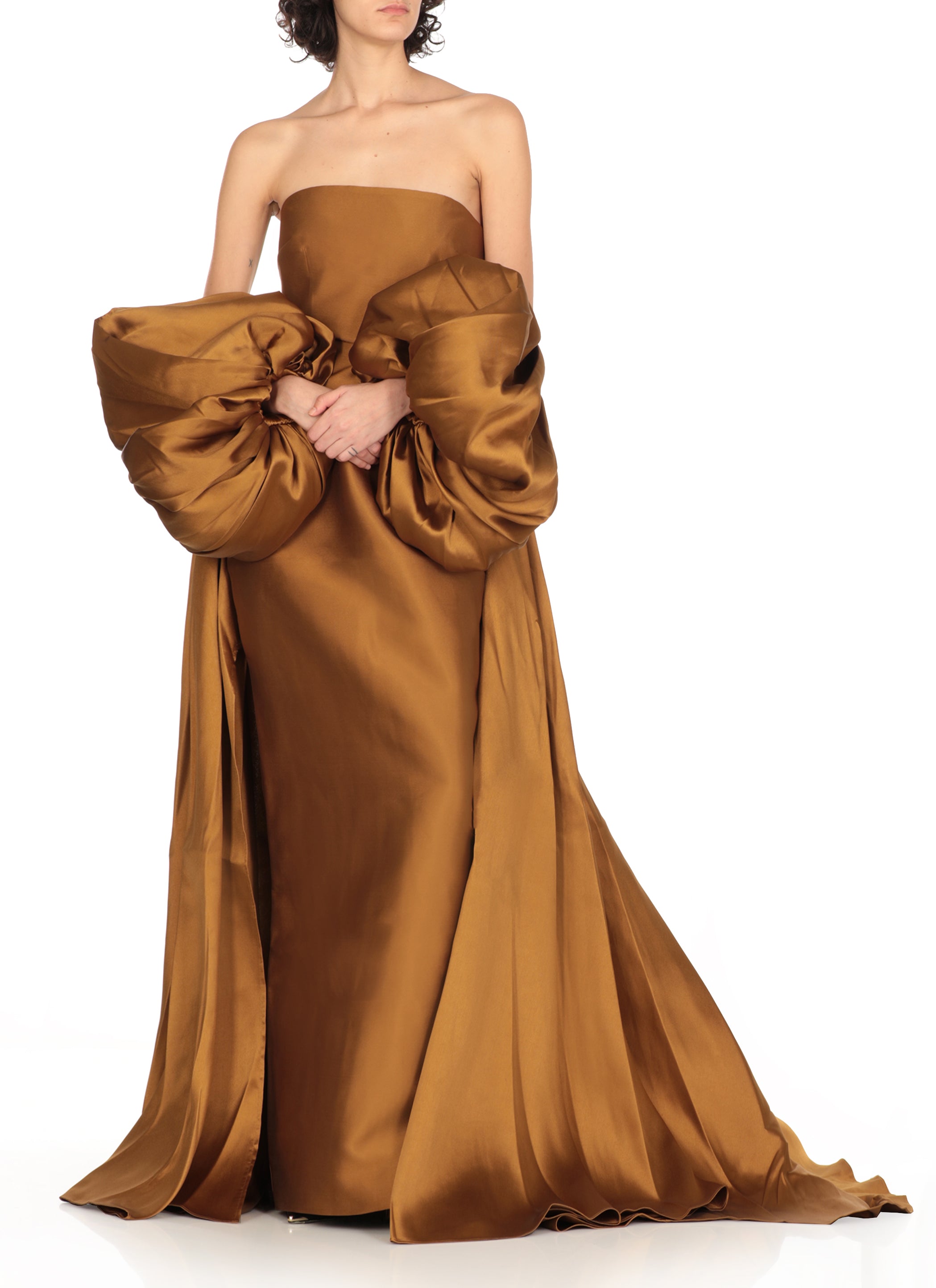 Solace London Dresses Golden