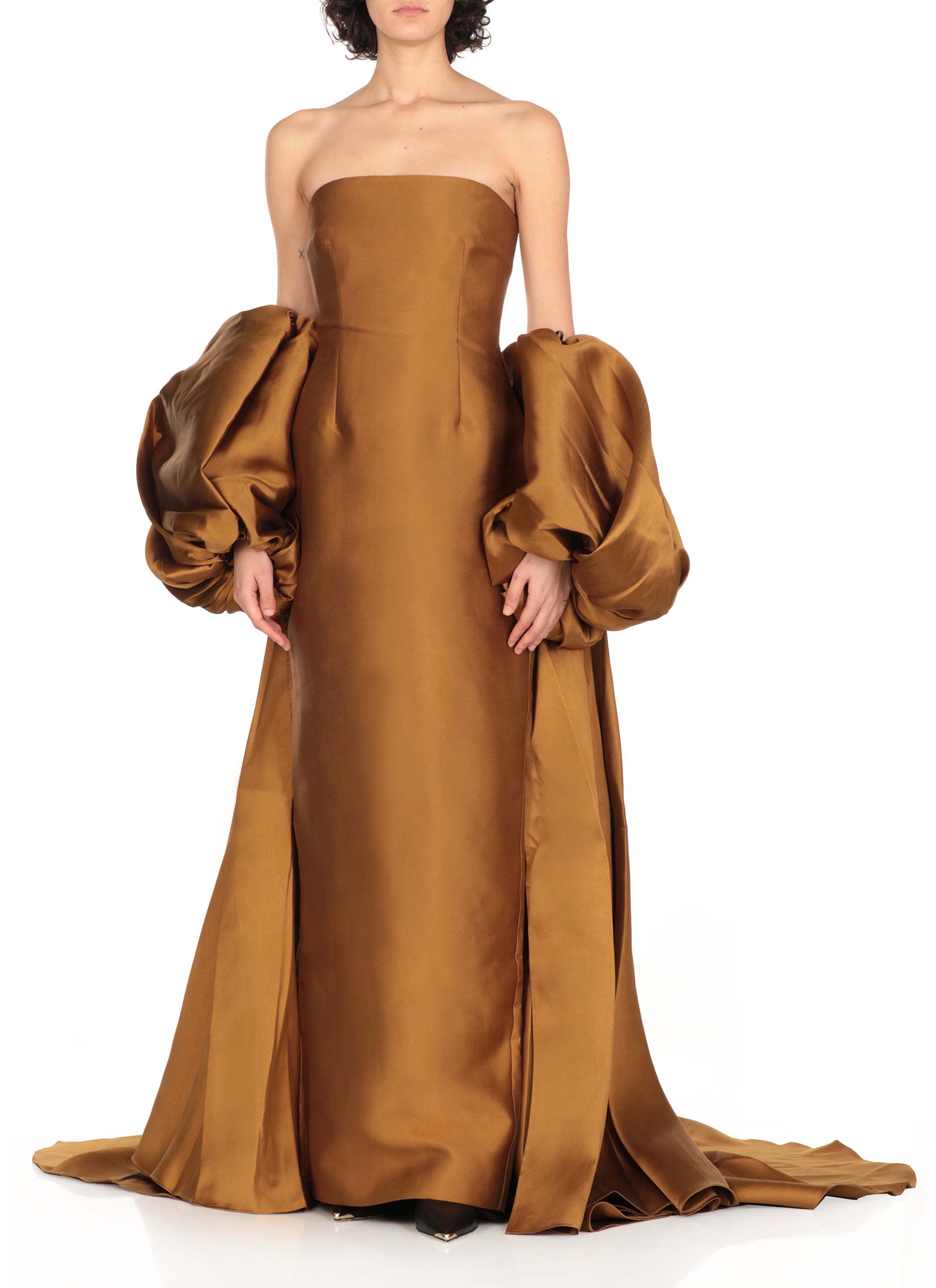 Solace London Dresses Golden