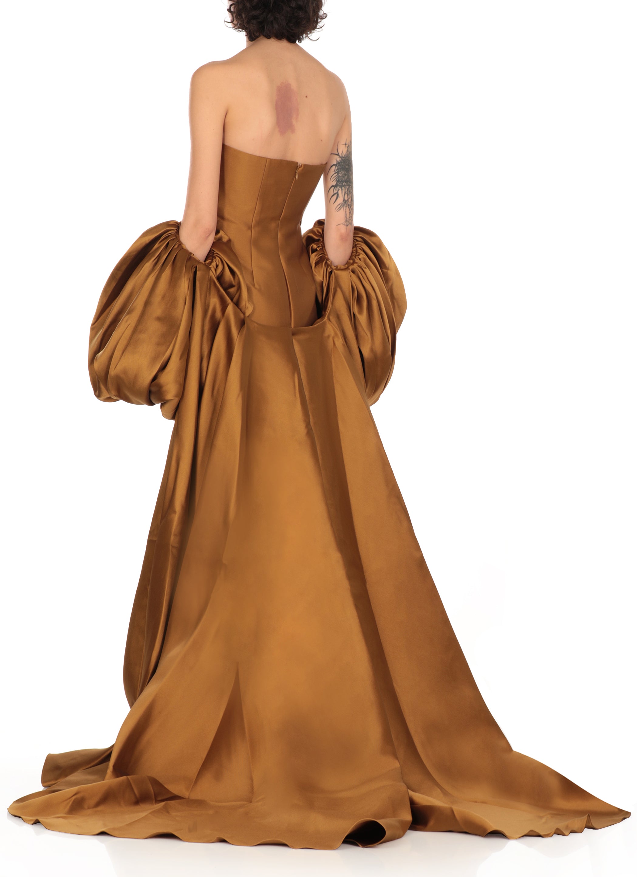 Solace London Dresses Golden