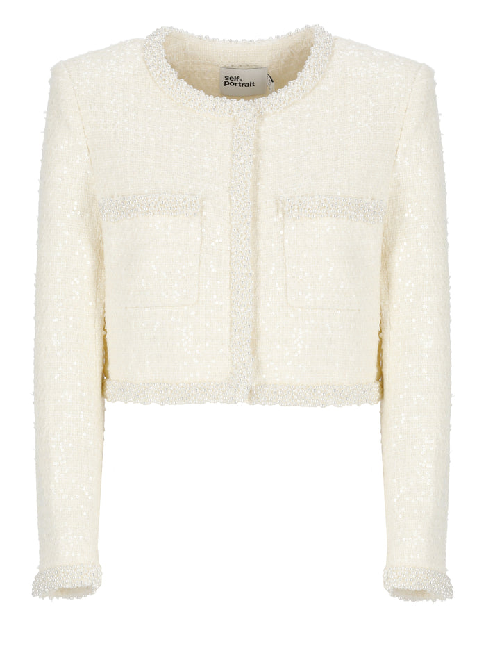Self Portrait Jackets Ivory