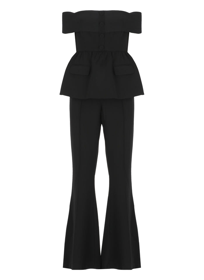 Self Portrait Dresses Black Acetate Polyester