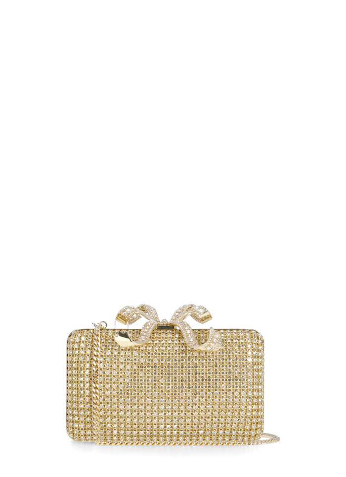 Self Portrait Bags Golden Polyester Staple: Copper