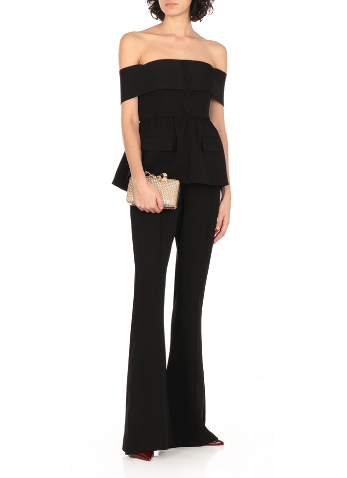 Self Portrait Dresses Black Acetate Polyester
