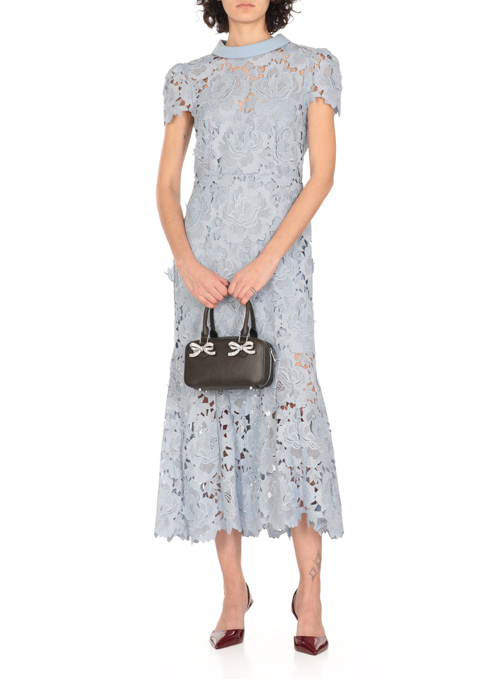Self Portrait Dresses Light Blue Polyester