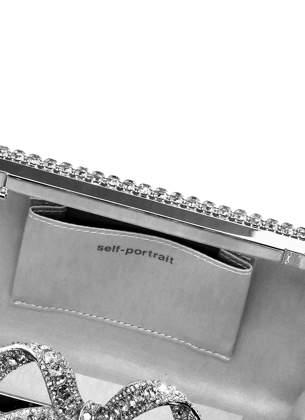 Self Portrait Bags Silver Polyester Staple: Copper