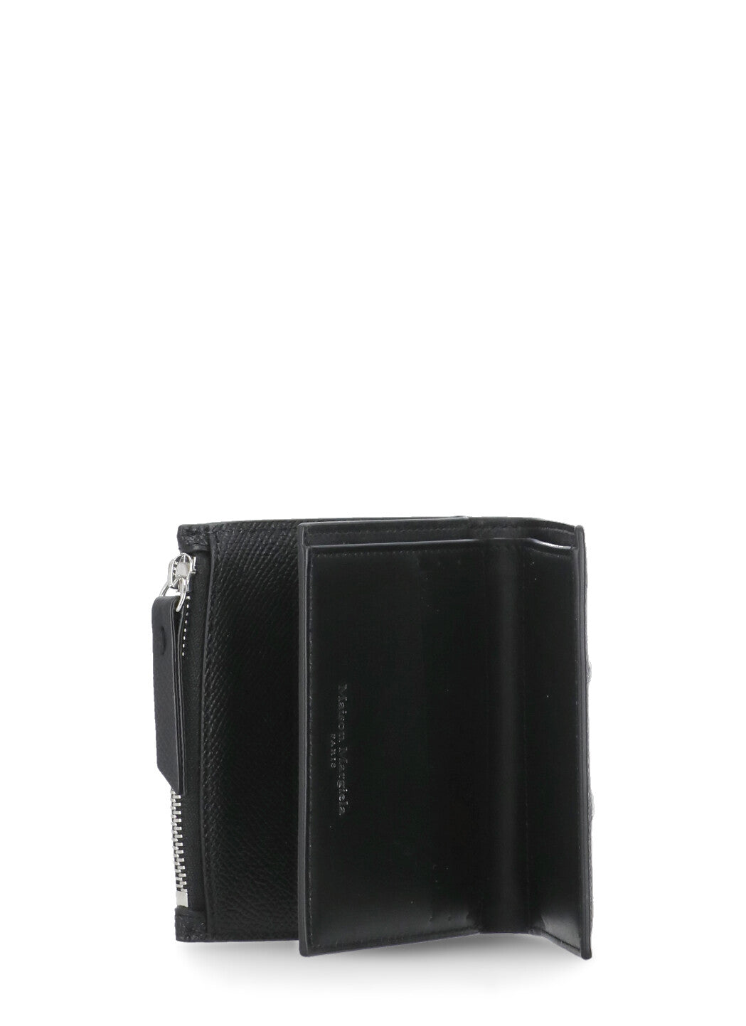Maison Margiela Wallets Black Cow Leather Lining: Viscose