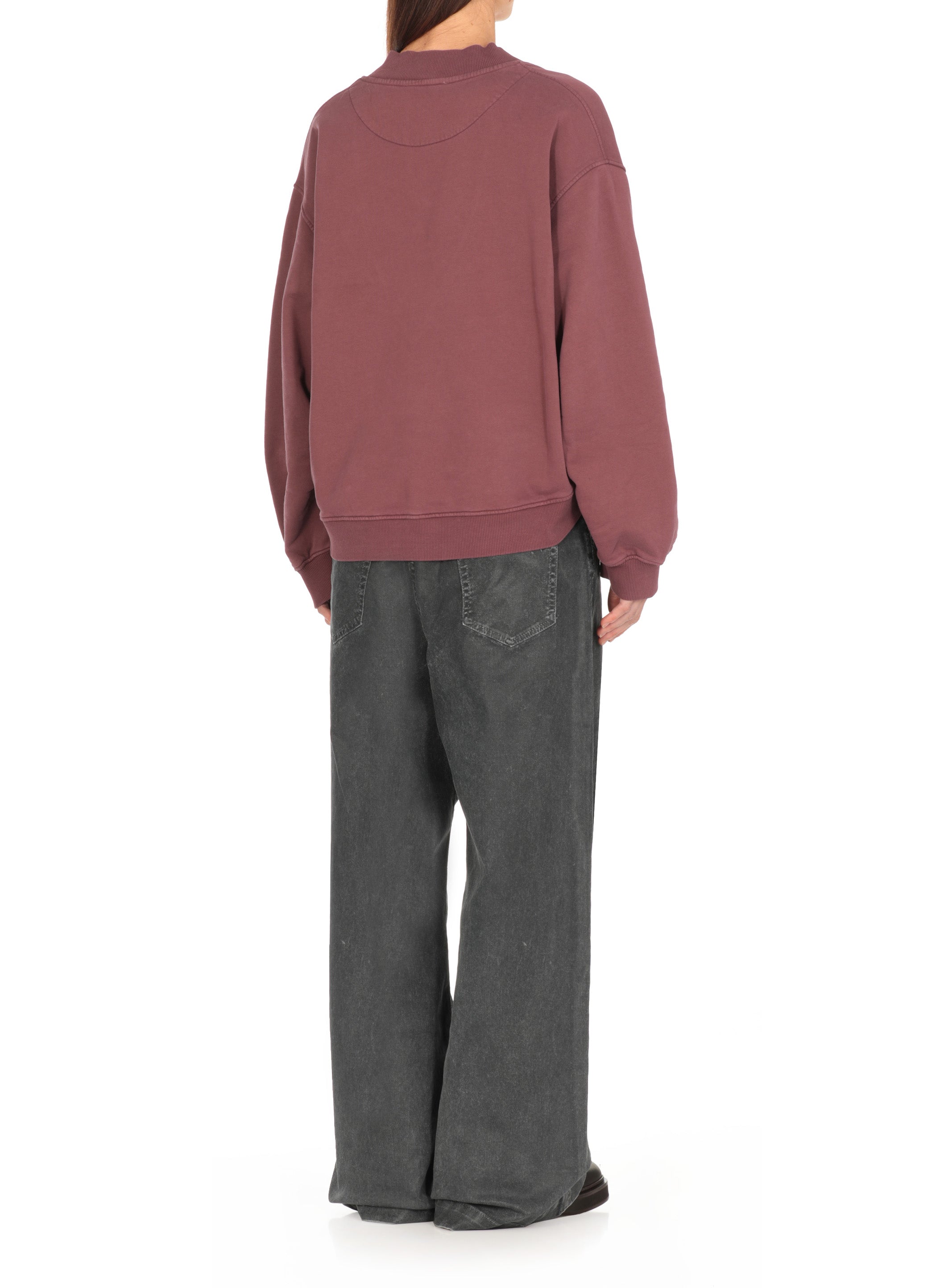 The Attico Sweaters Bordeaux Cotton Elastane