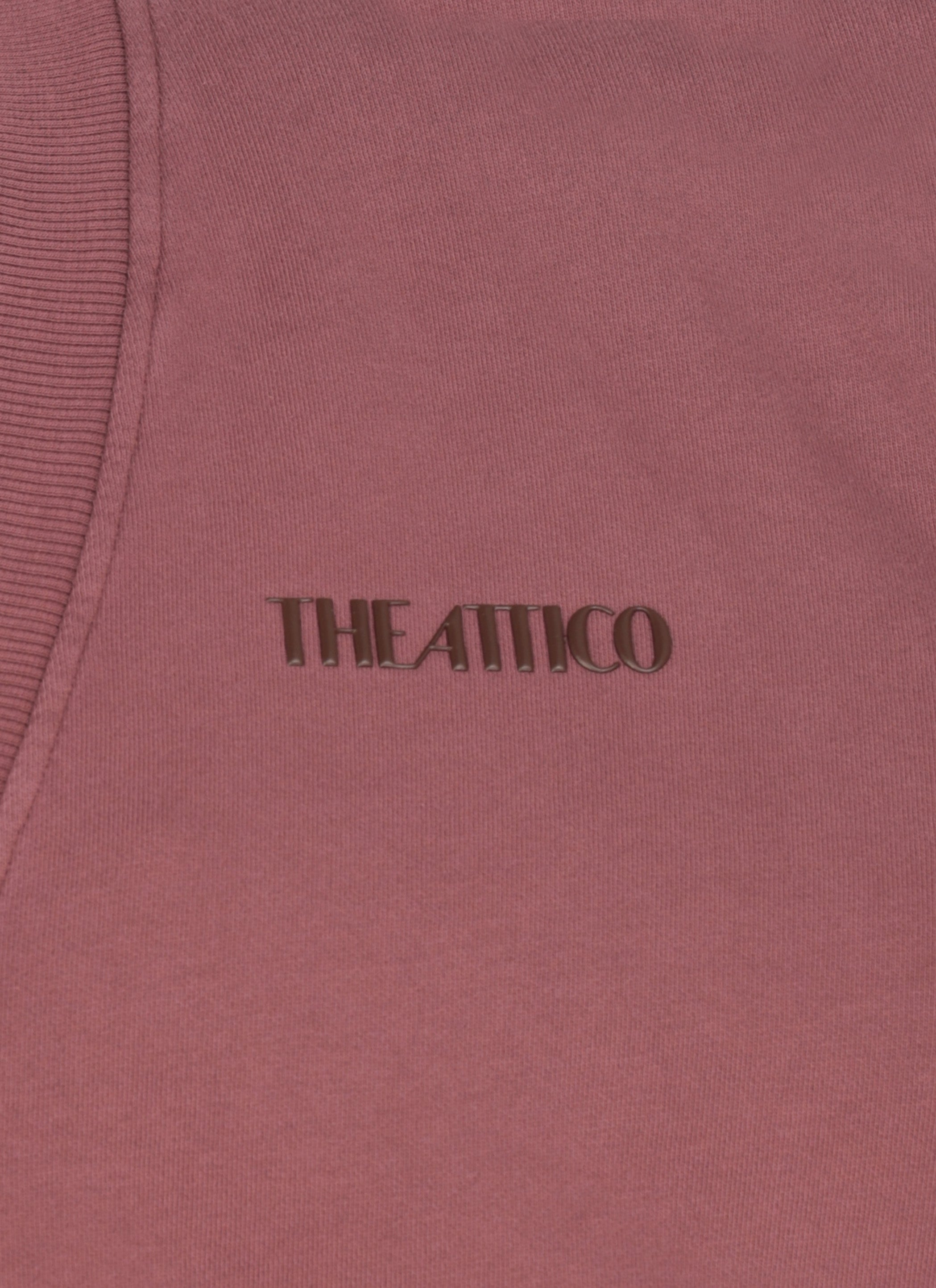 The Attico Sweaters Bordeaux Cotton Elastane