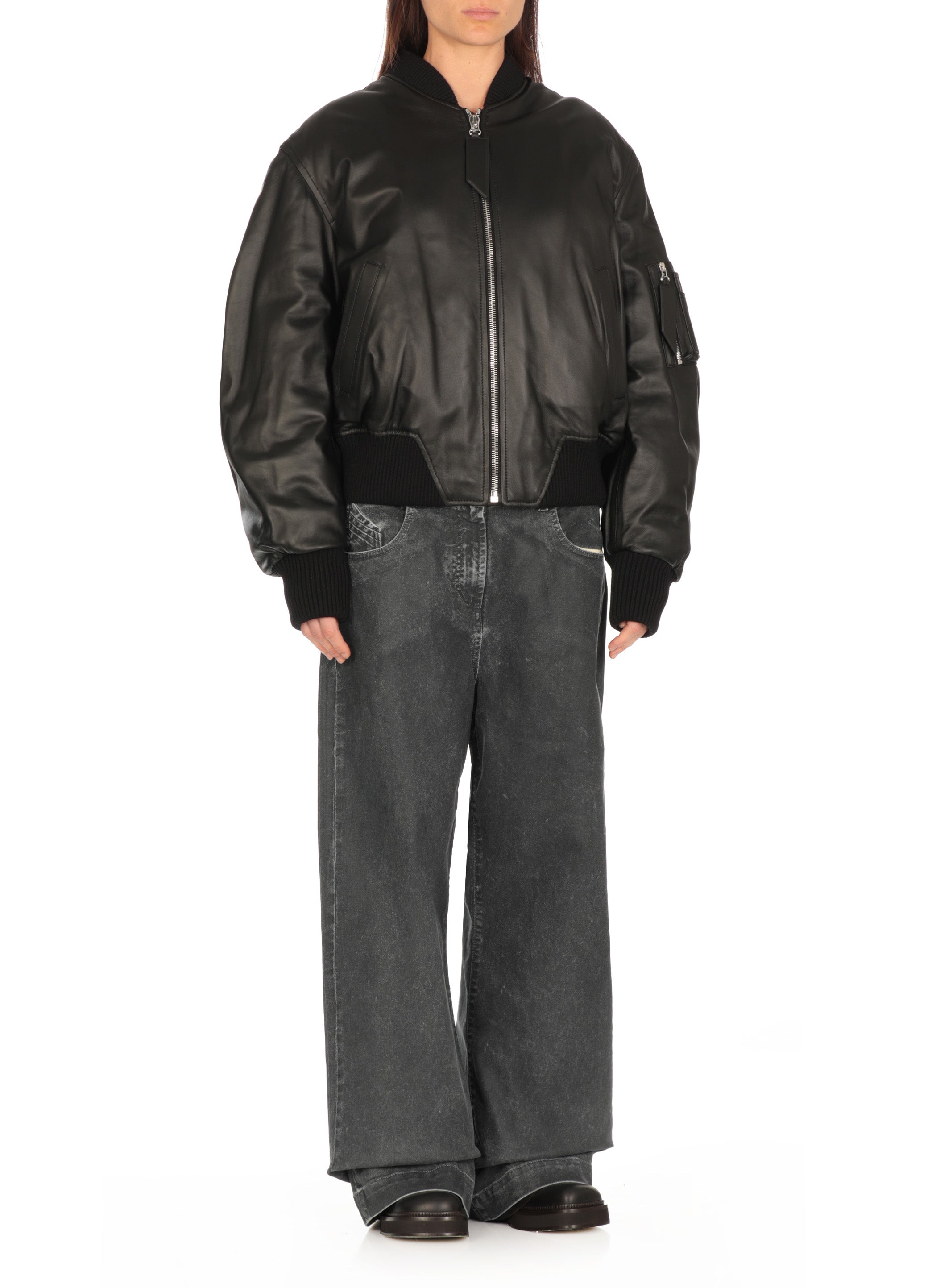 The Attico Coats Black