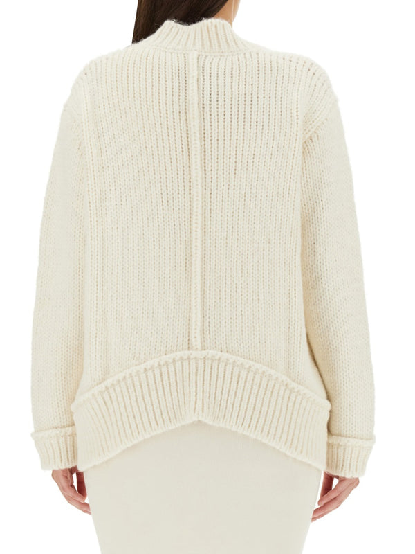 Wool Sweater Ivory Alpaca Jumpers