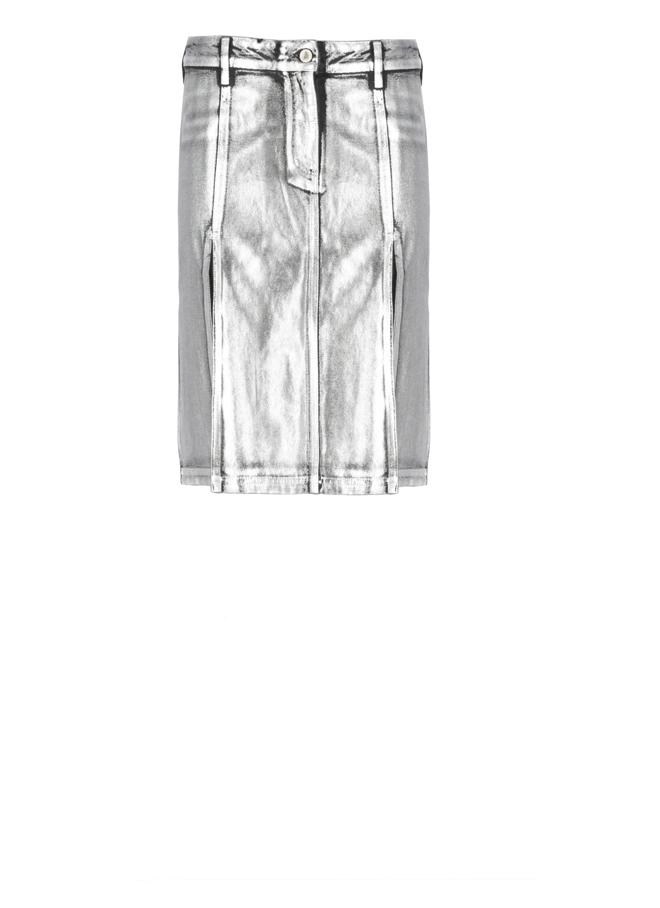 The Attico Skirts Silver