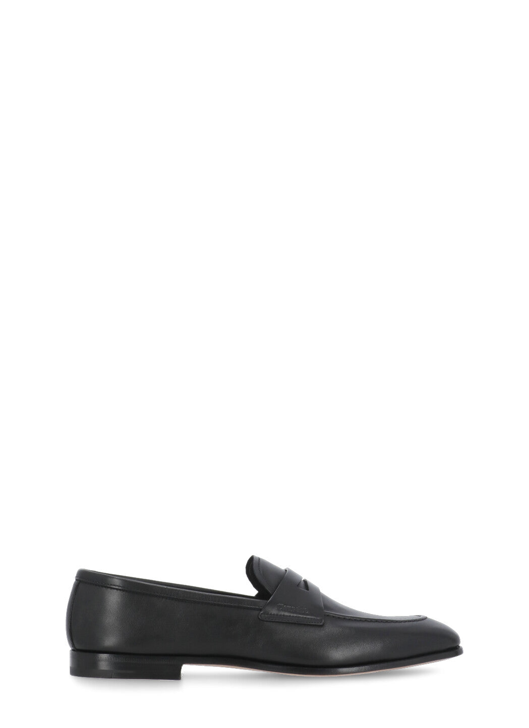 Churchs Flat Shoes Black Calf Leather