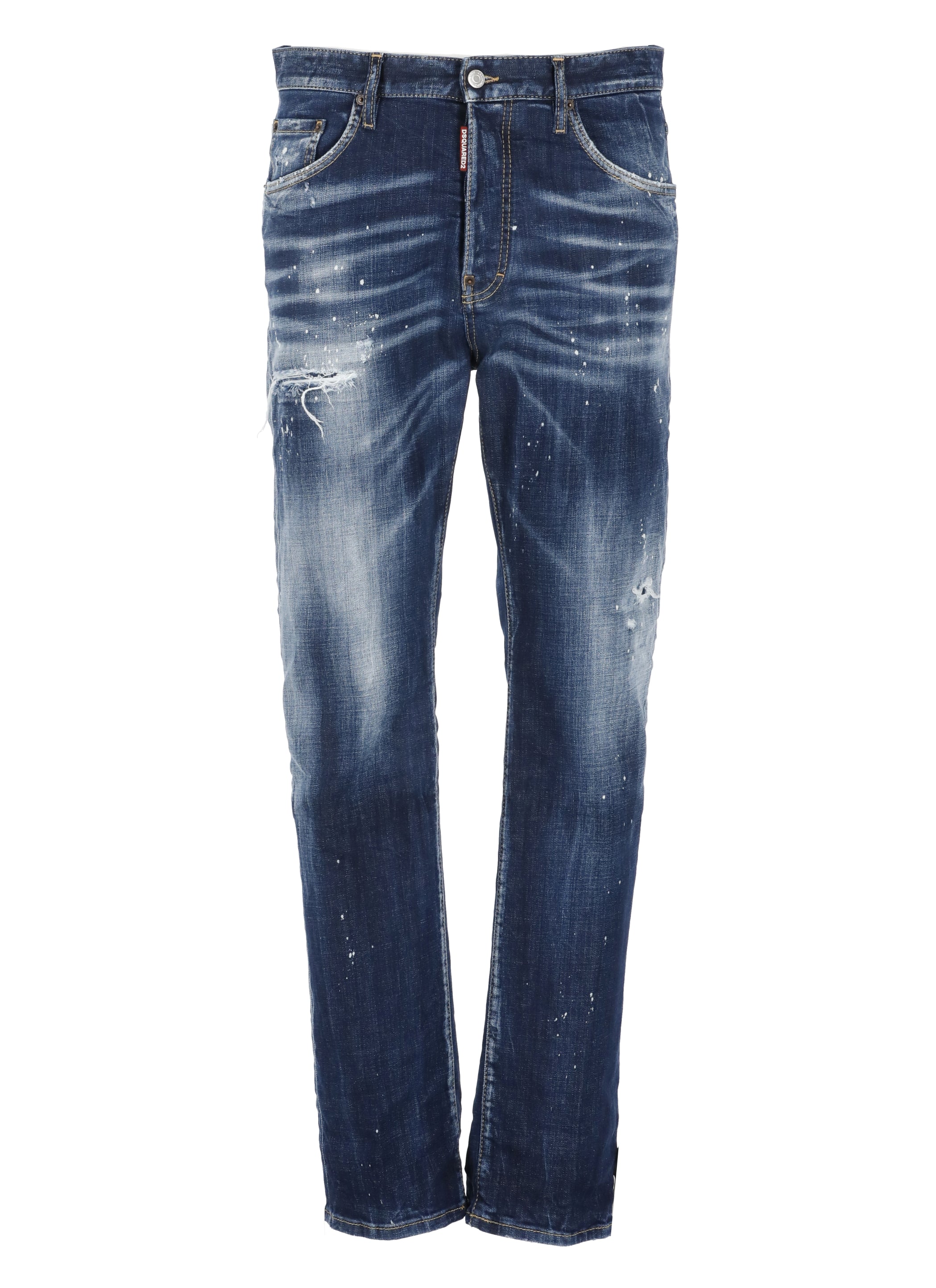 Dsquared2 Jeans Blue Cotton Elastane