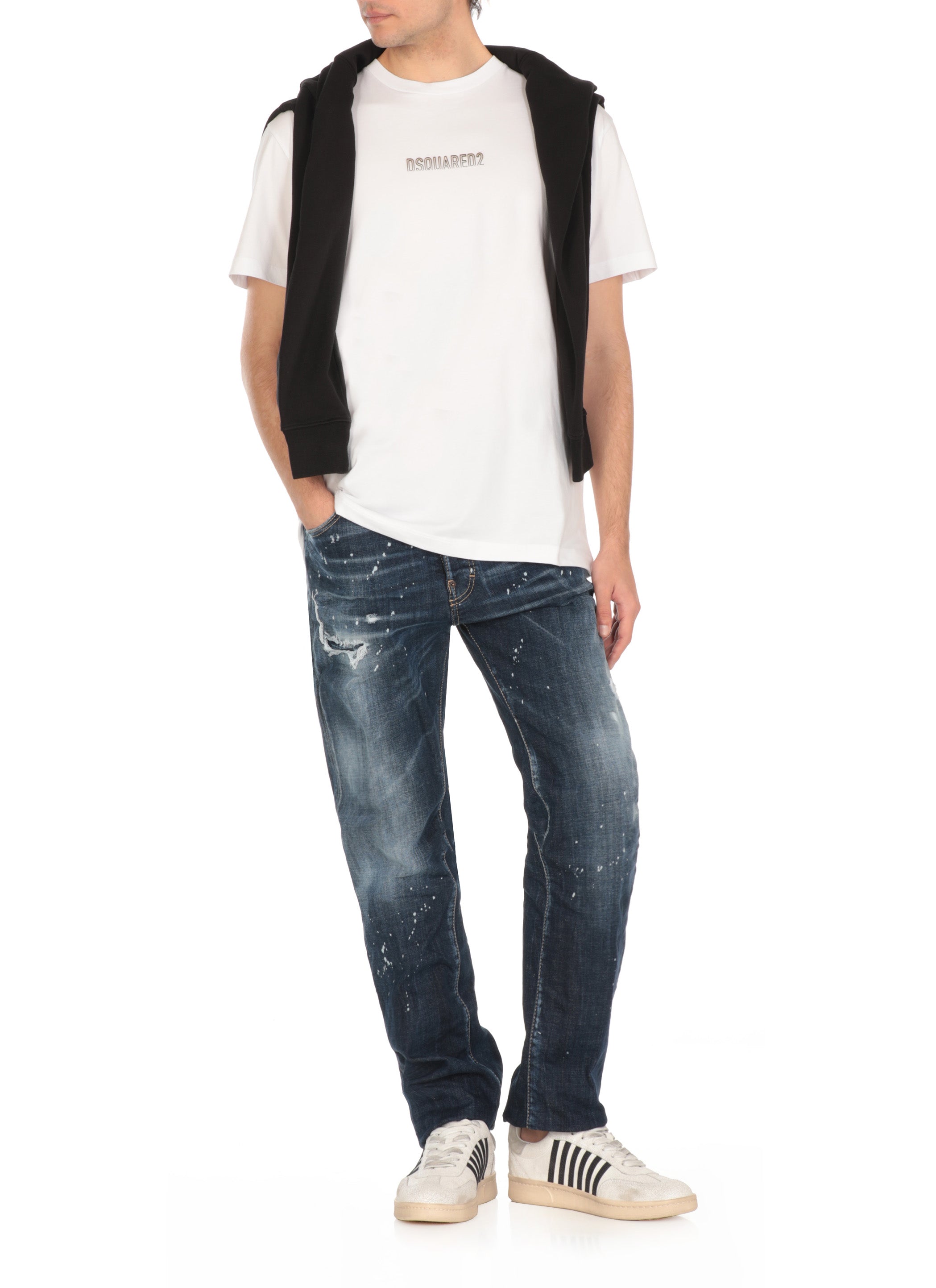 Dsquared2 Jeans Blue Cotton Elastane