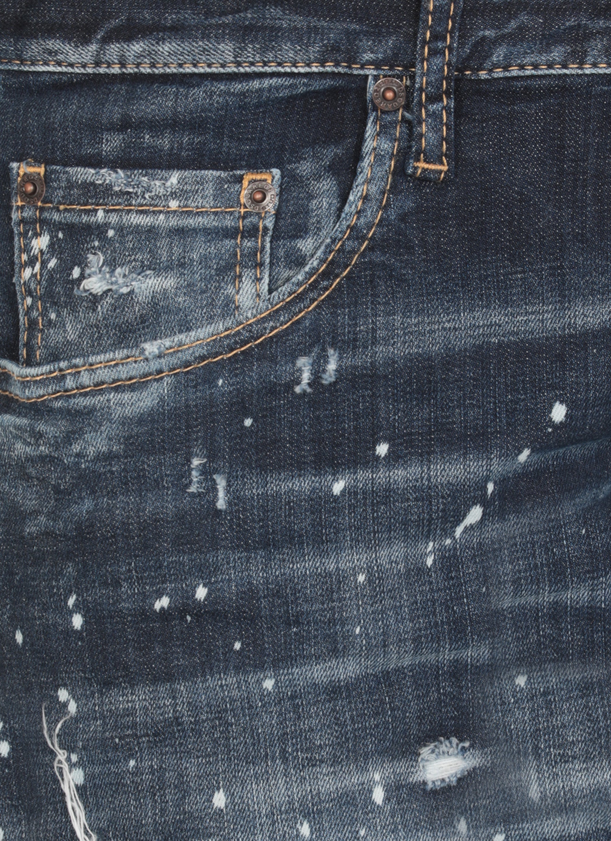 Dsquared2 Jeans Blue Cotton Elastane