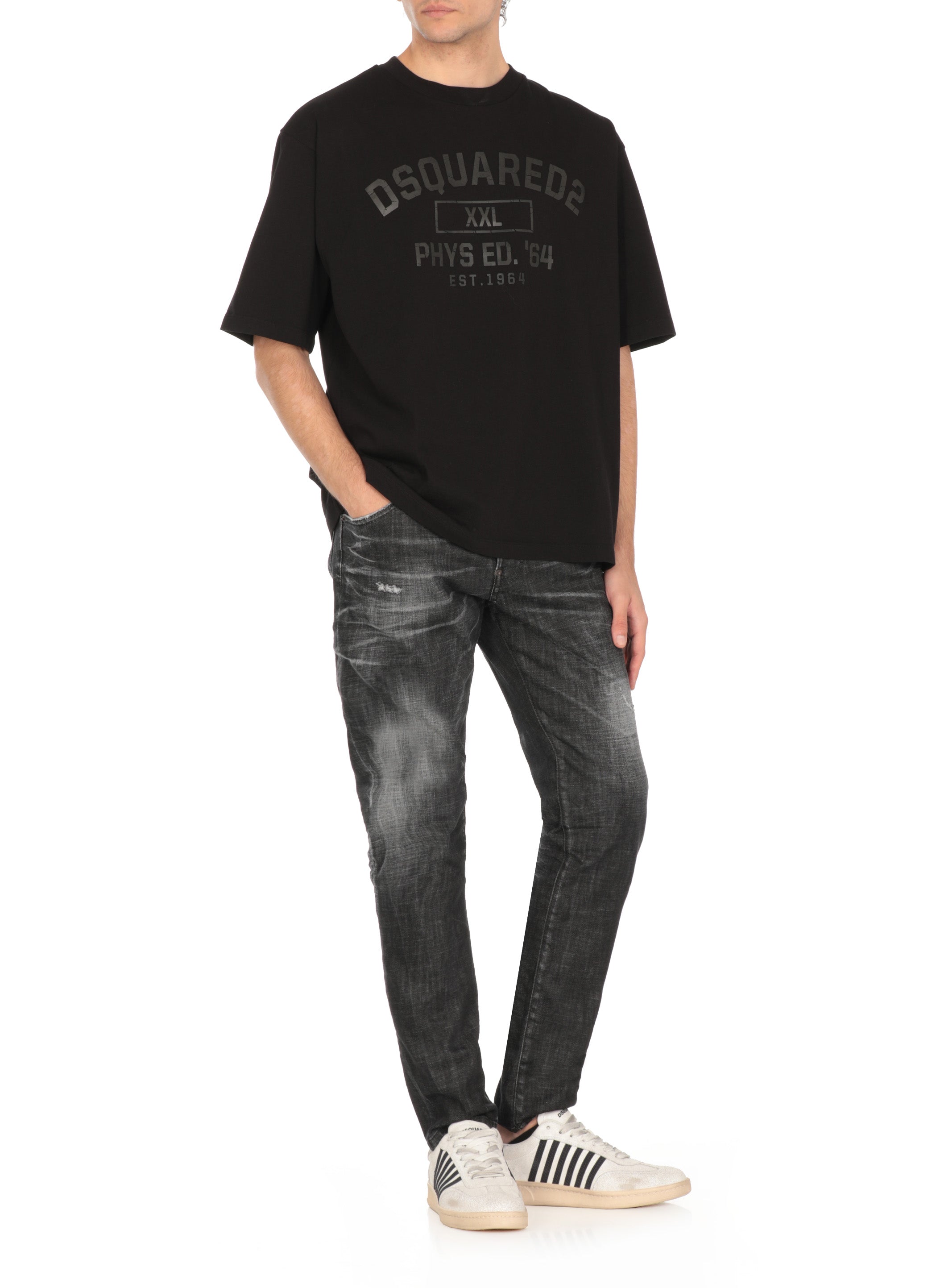 Dsquared2 Jeans Black Cotton Elastane