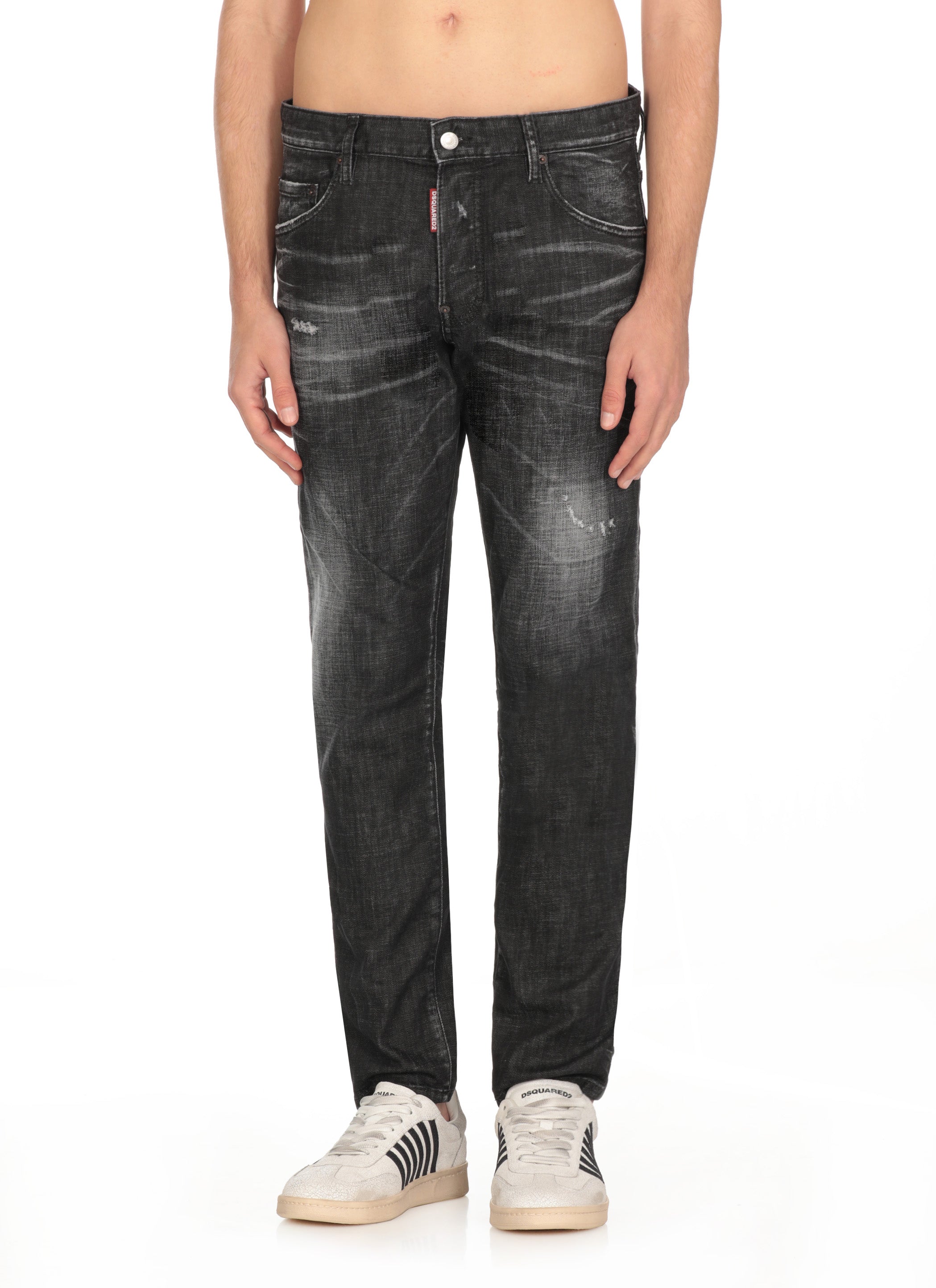 Dsquared2 Jeans Black Cotton Elastane