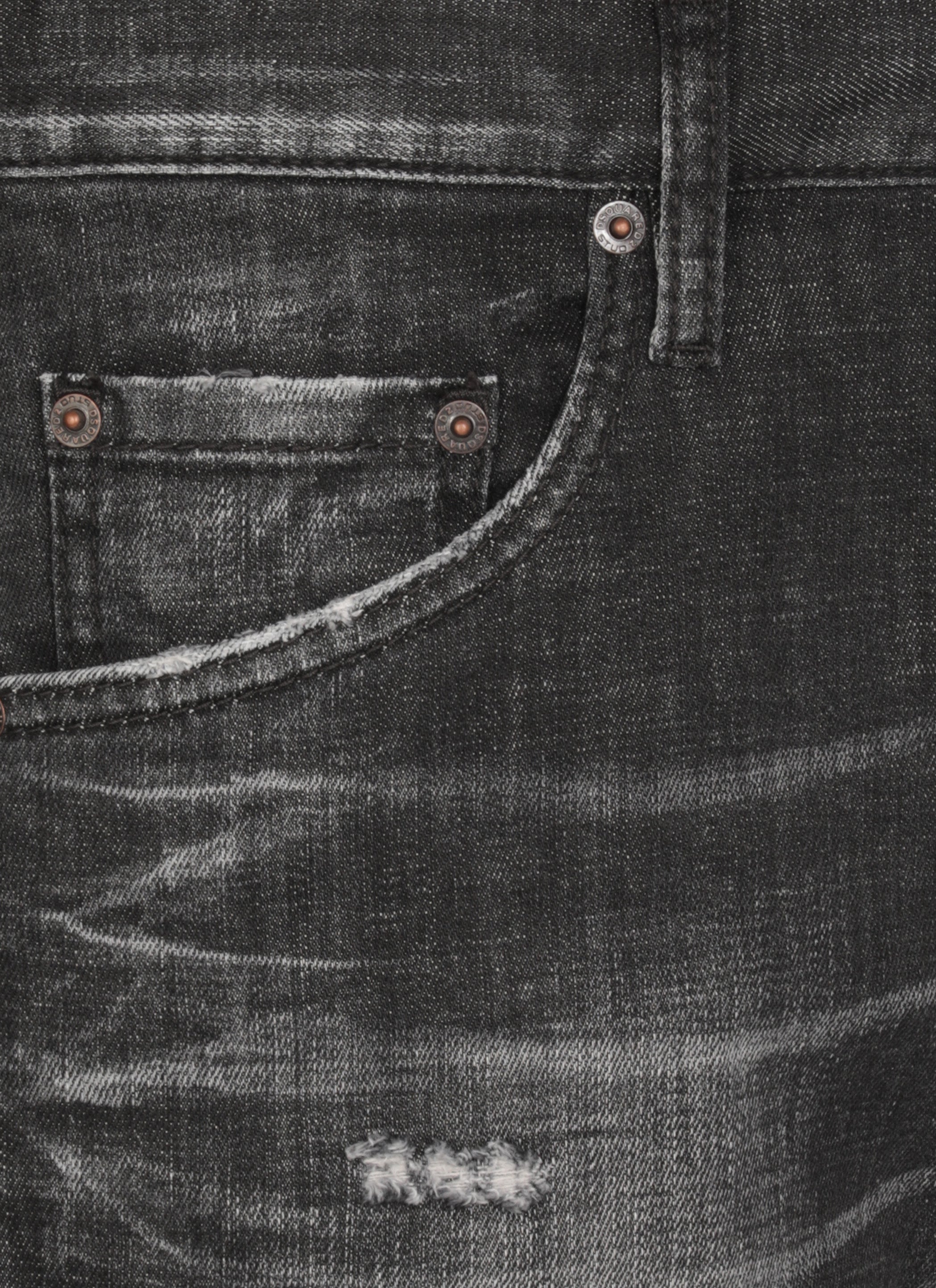 Dsquared2 Jeans Black Cotton Elastane