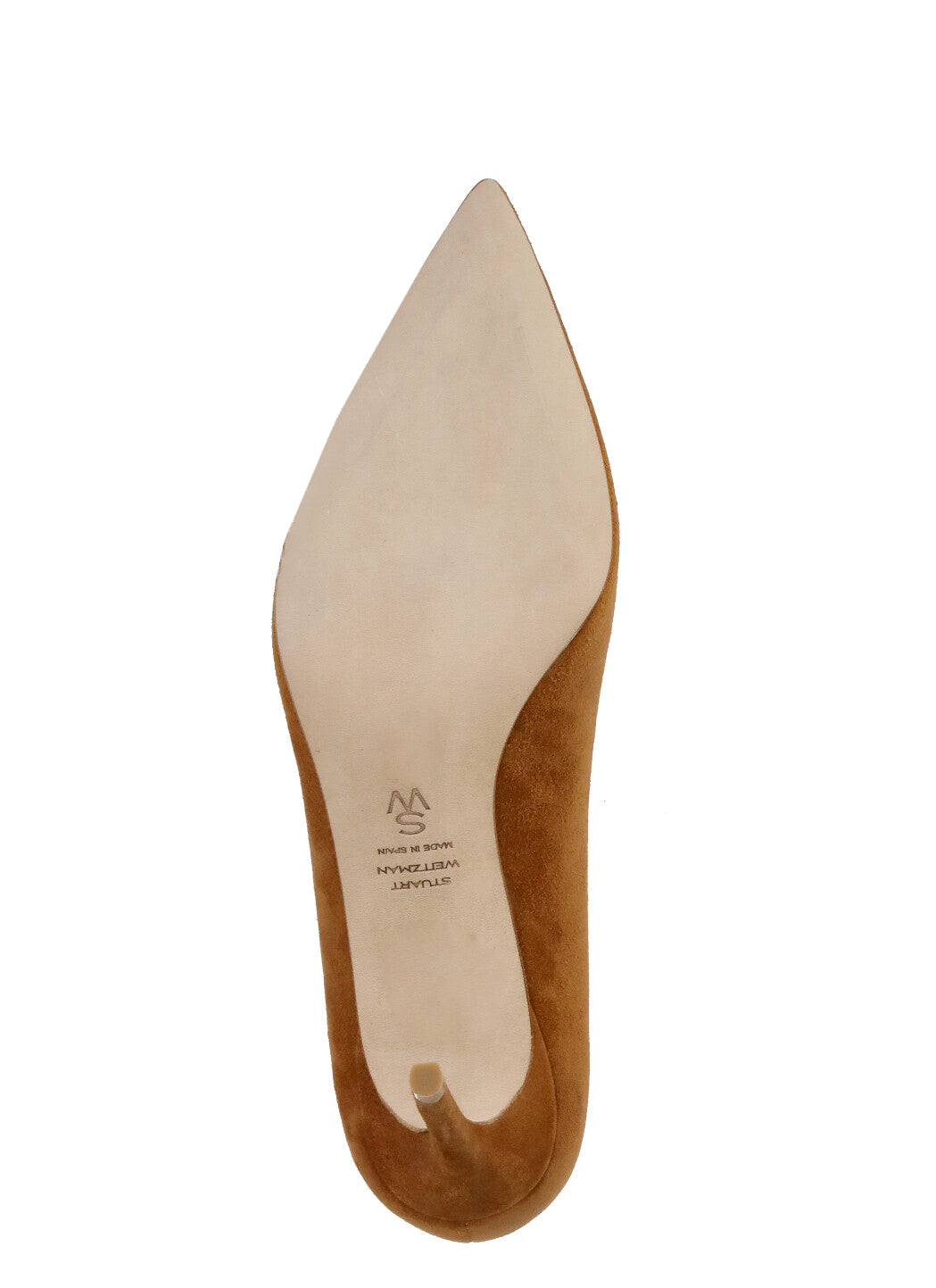 Stuart Weitzman With Heel Brown Goat Leather