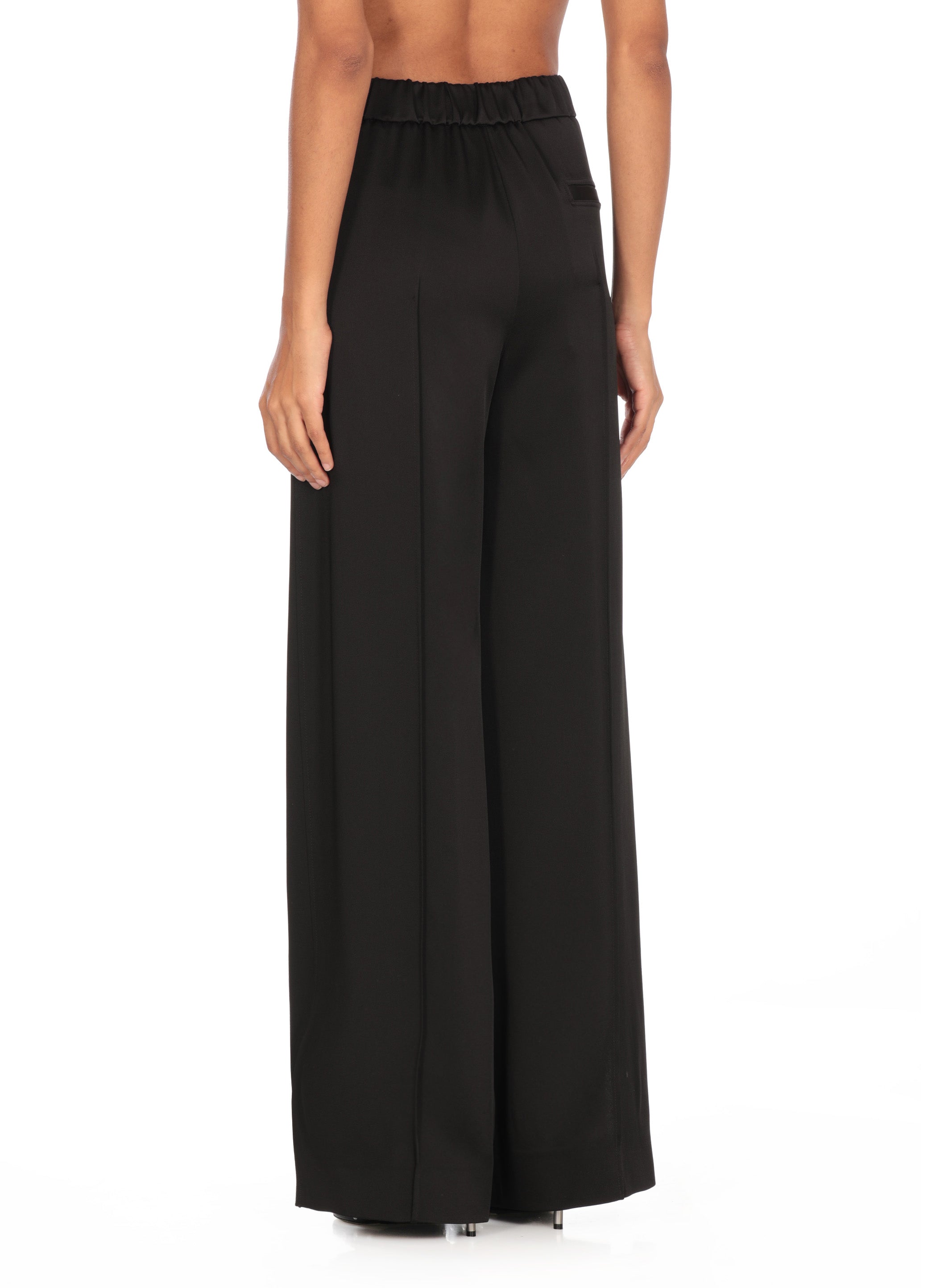 Jil Sander Trousers Black Acetate Viscose