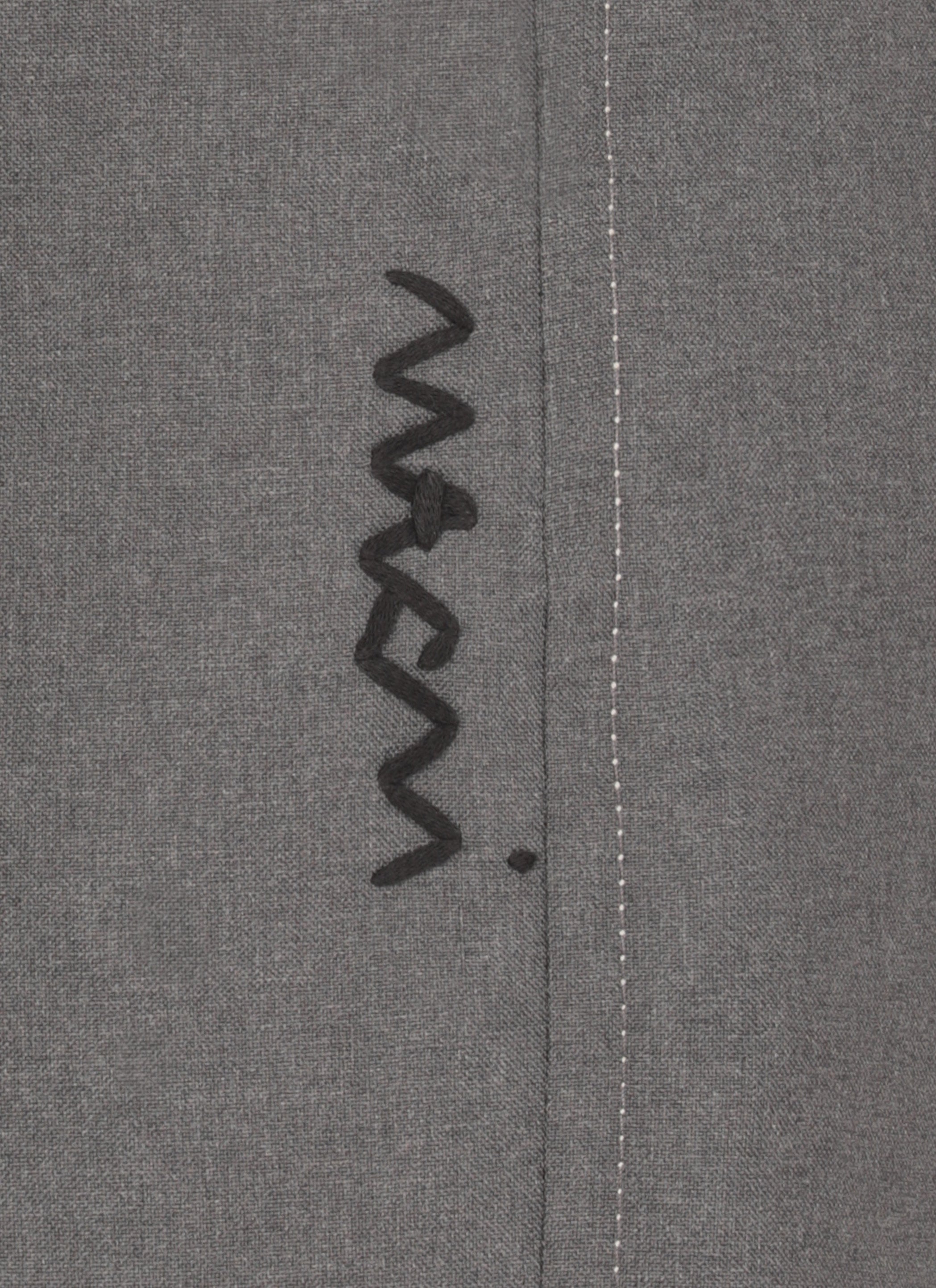 Marni Trousers Grey Virgin Wool Lining: Viscose