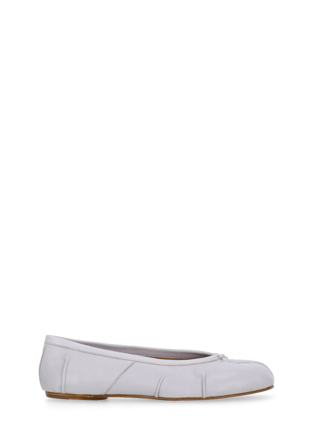 Maison Margiela Flat Shoes Purple Cow Leather