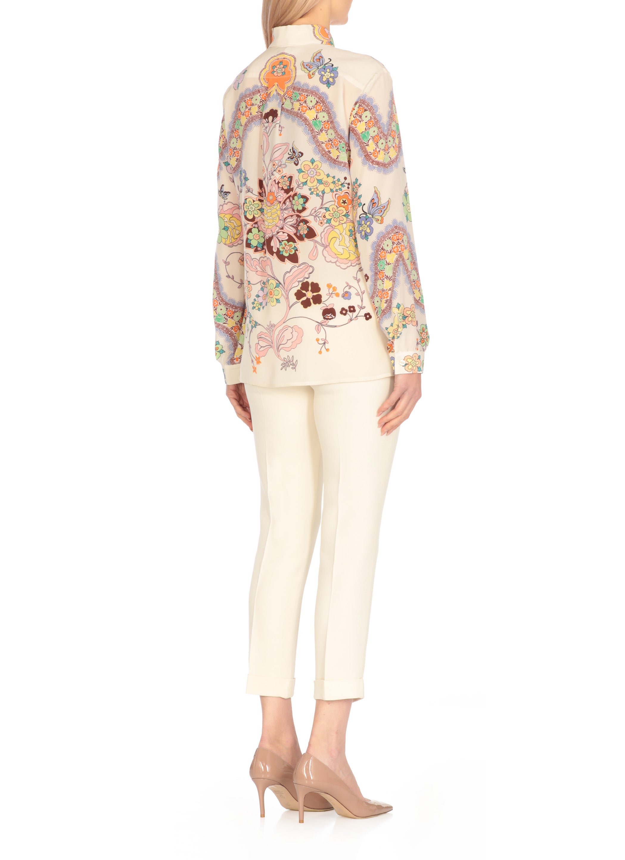 Etro Shirts Multicolour Silk