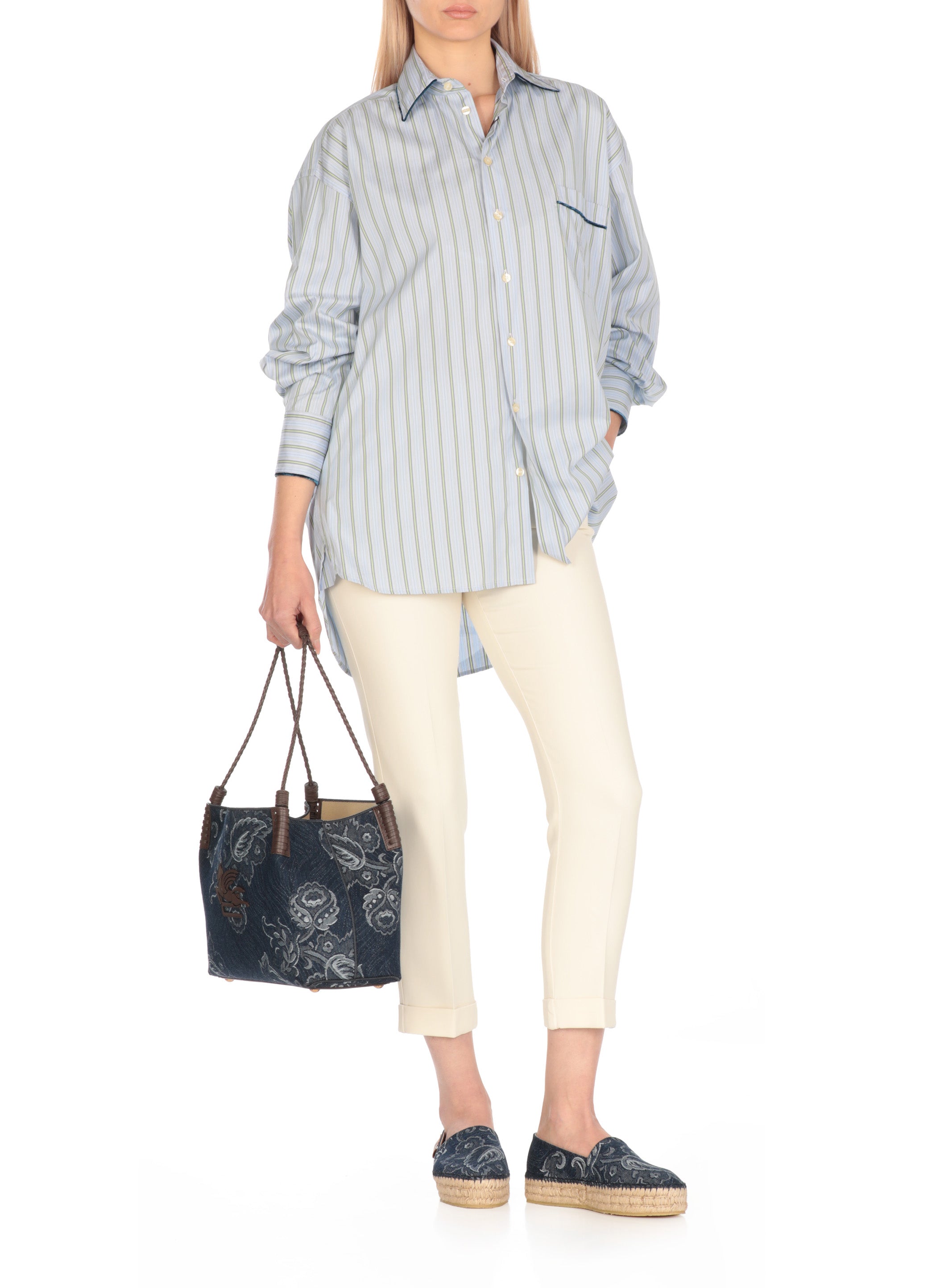 Etro Shirts Light Blue