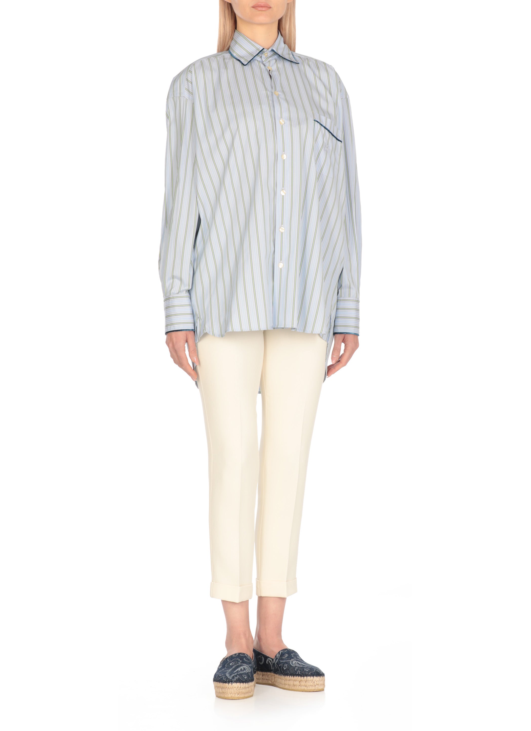 Etro Shirts Light Blue