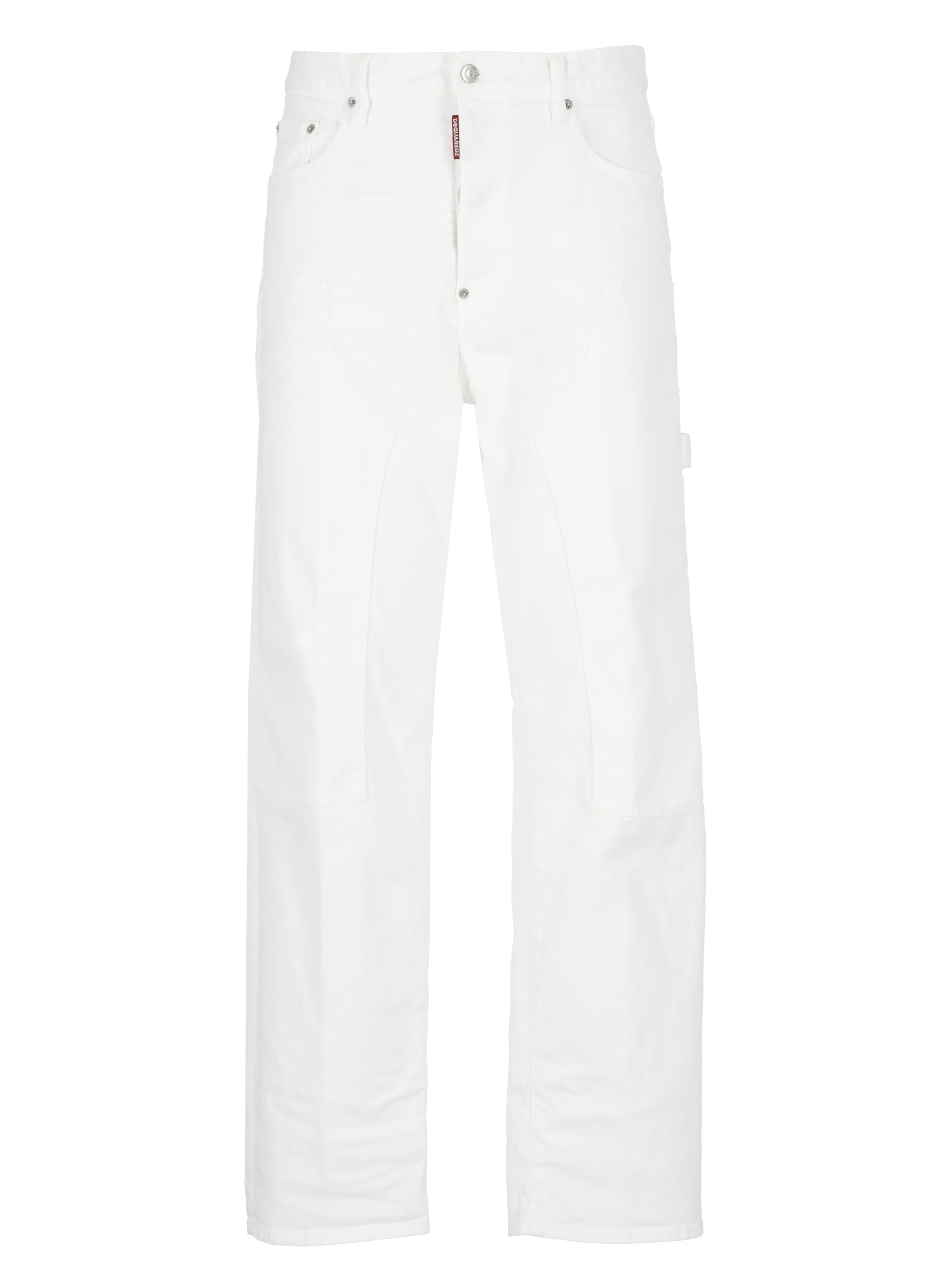 Dsquared2 Jeans White Cotton Elastane