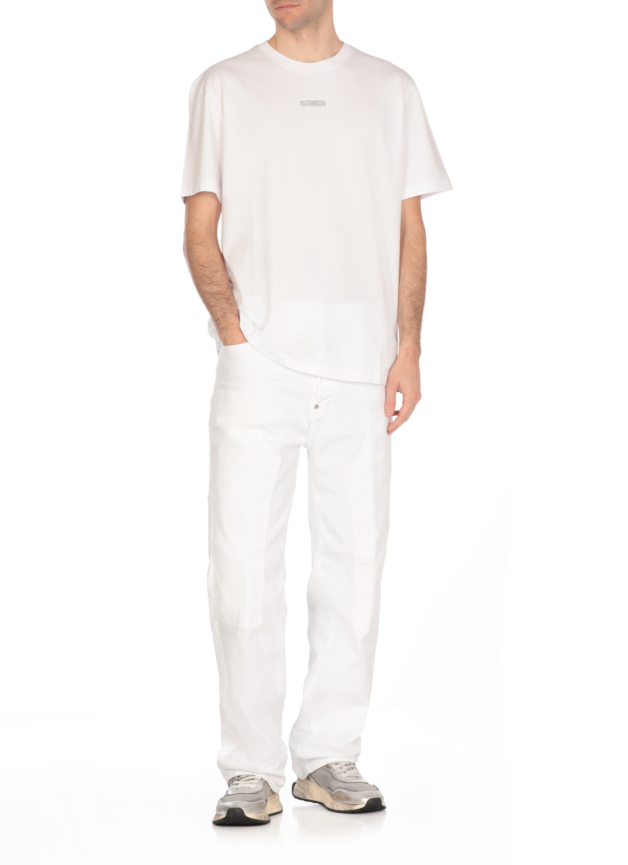Dsquared2 Jeans White Cotton Elastane