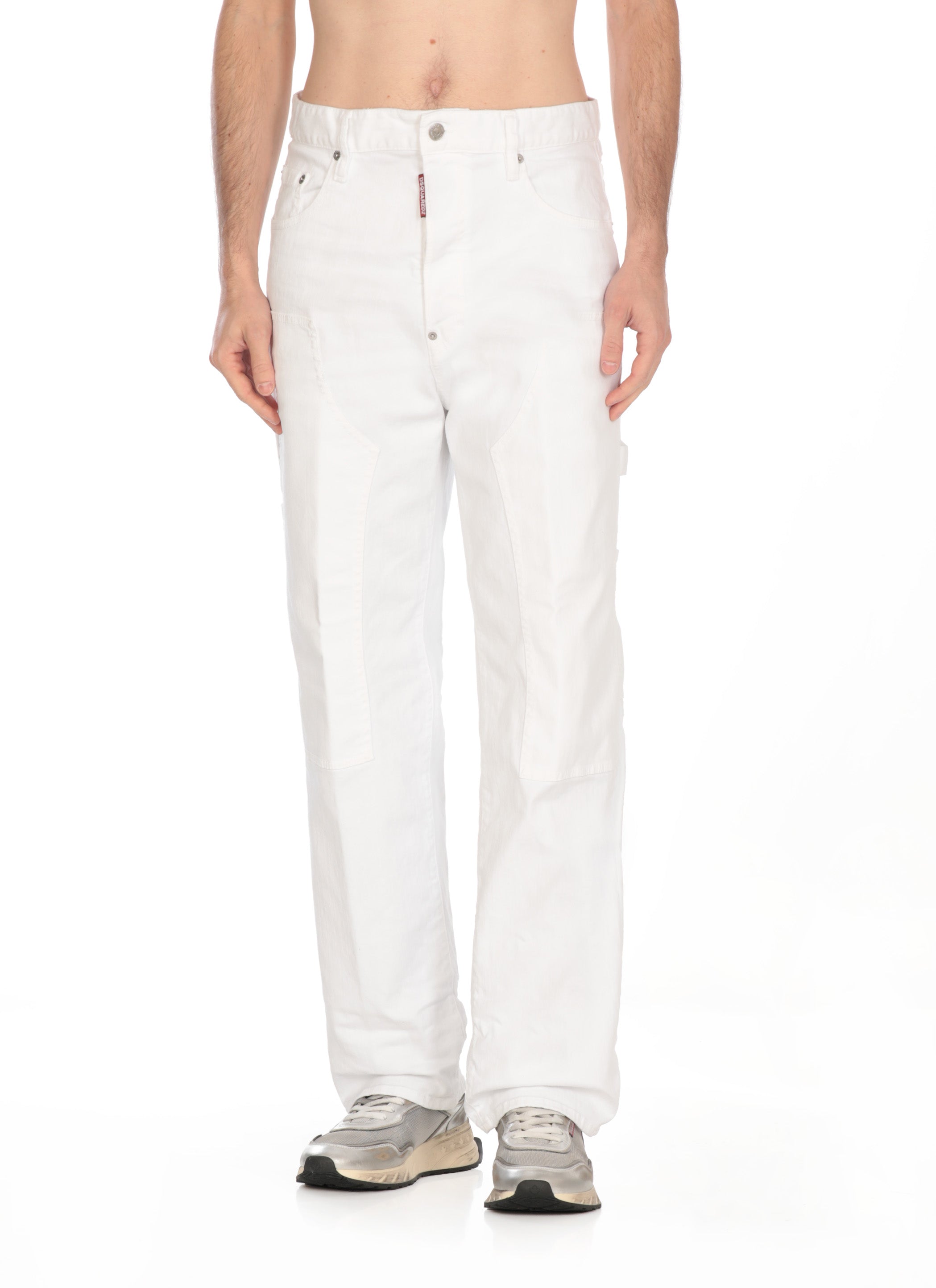 Dsquared2 Jeans White Cotton Elastane