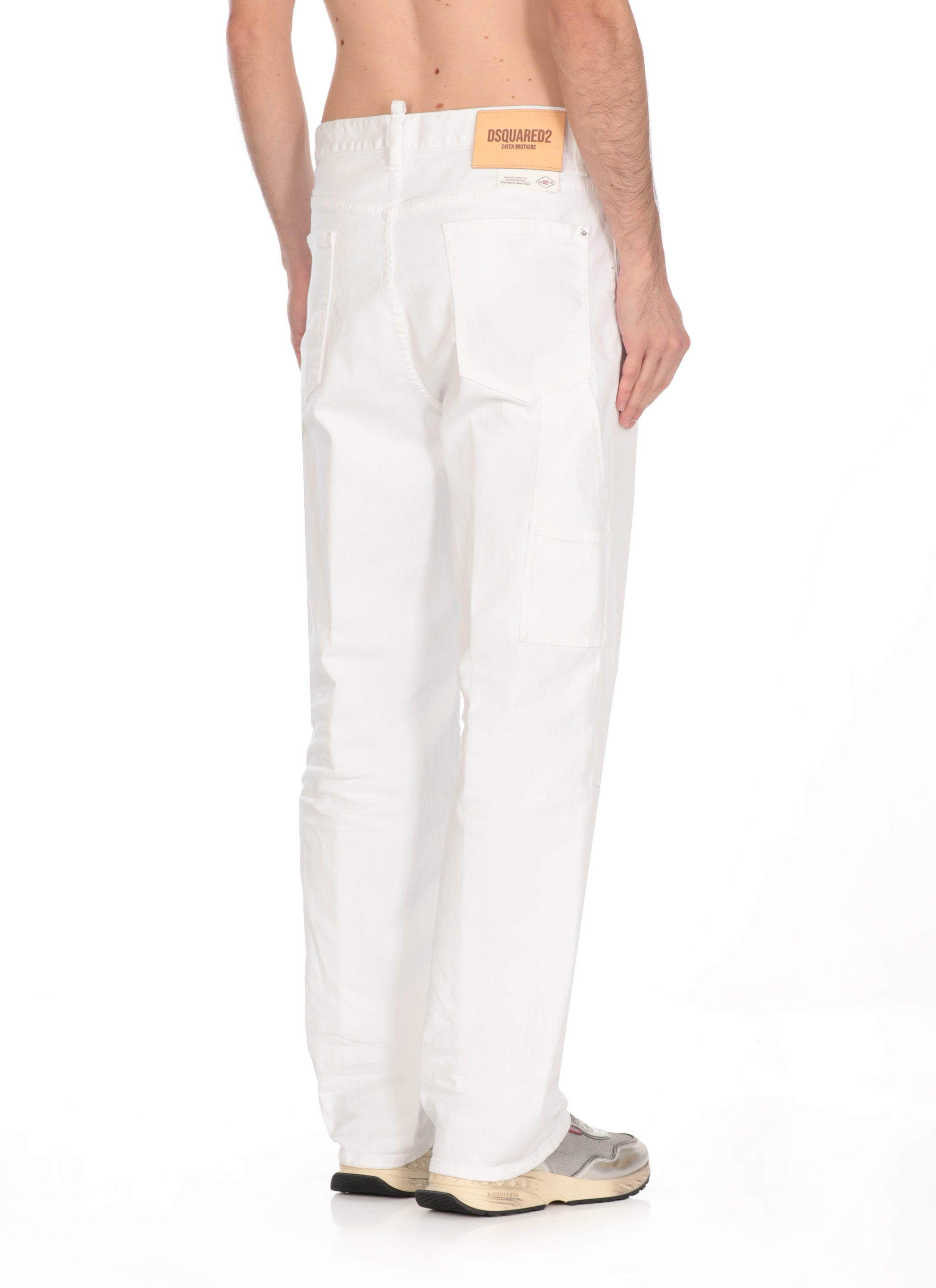 Dsquared2 Jeans White Cotton Elastane