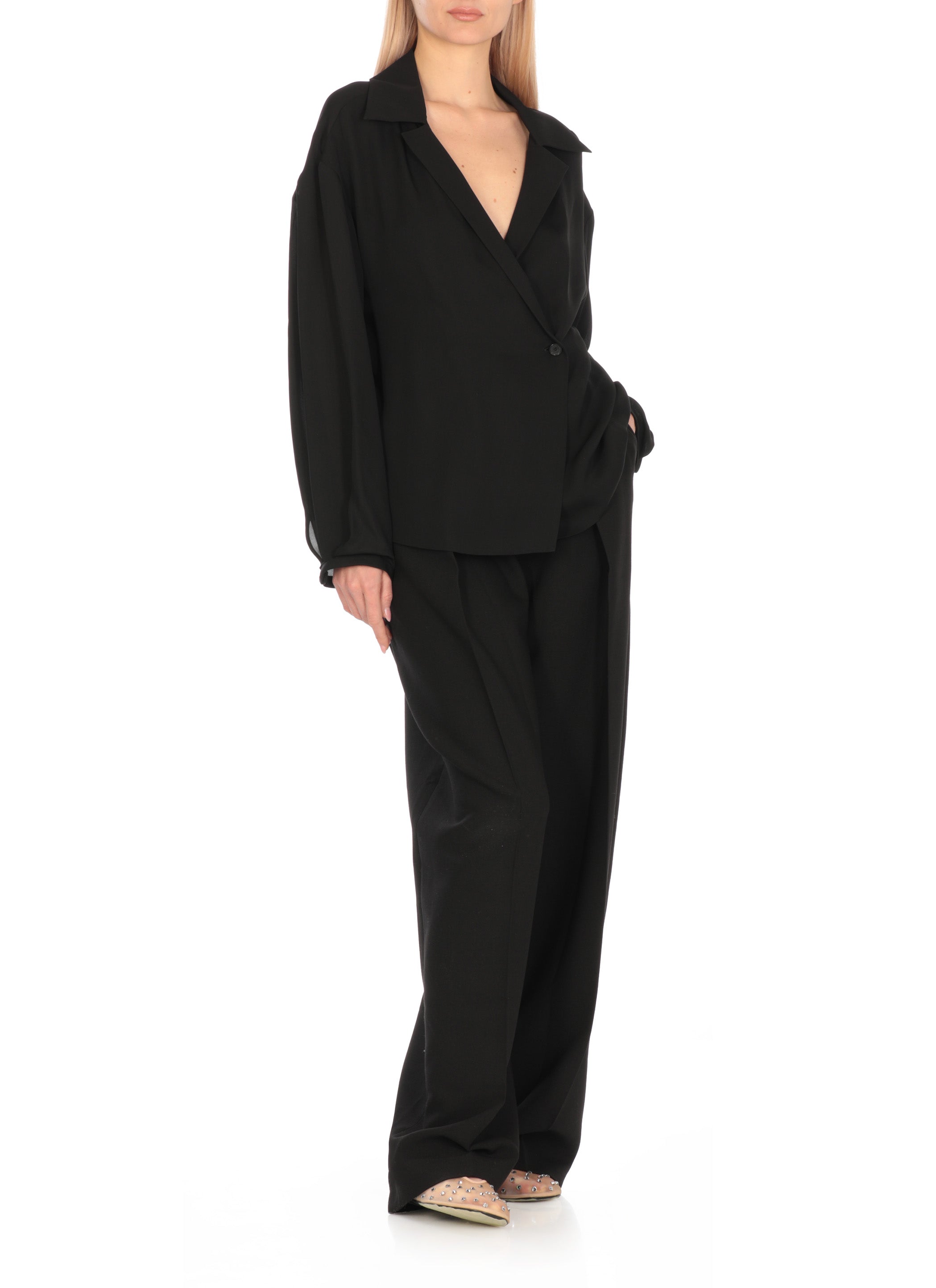 Khaite Shirts Black Silk