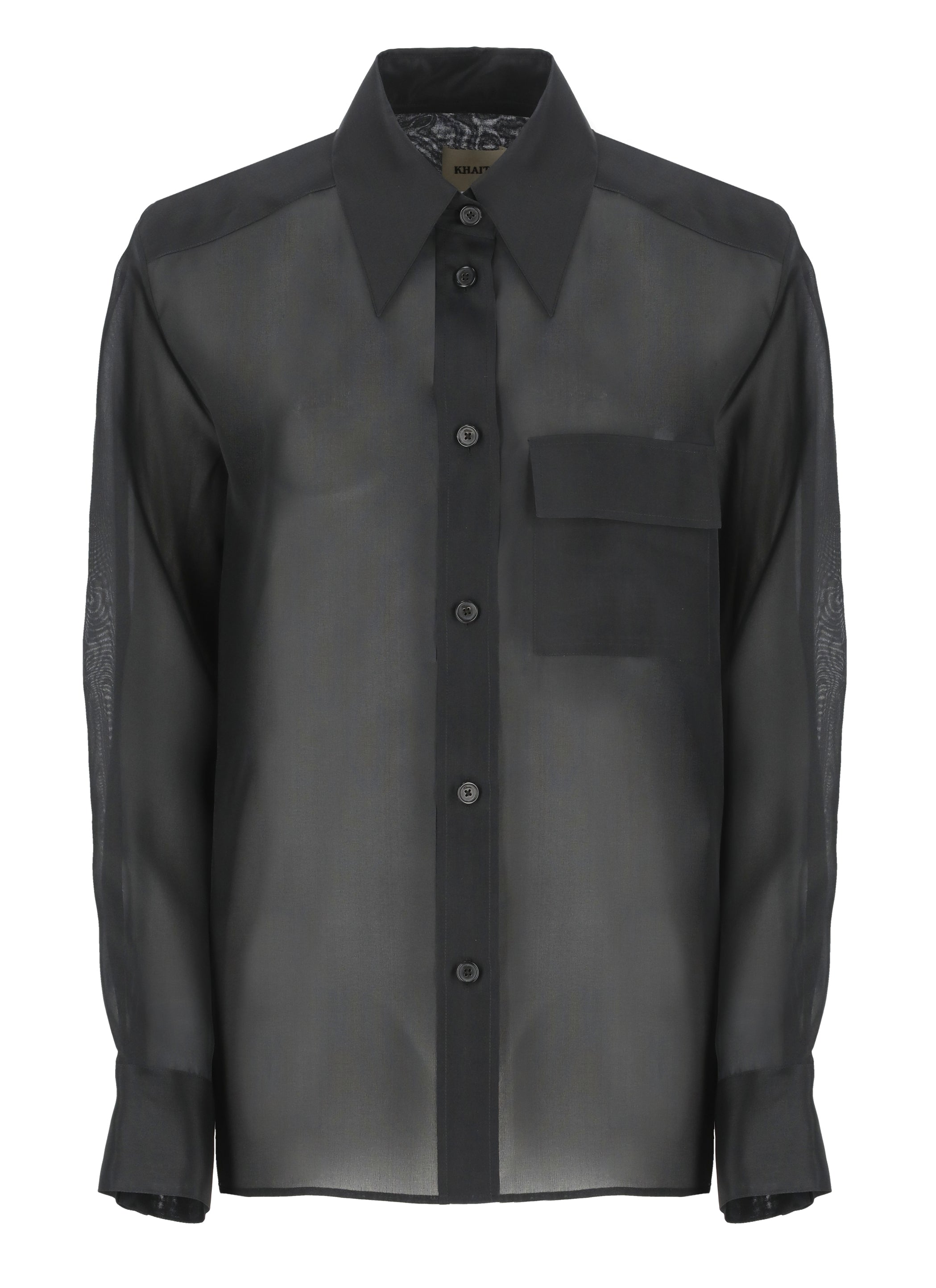 Khaite Shirts Black Silk