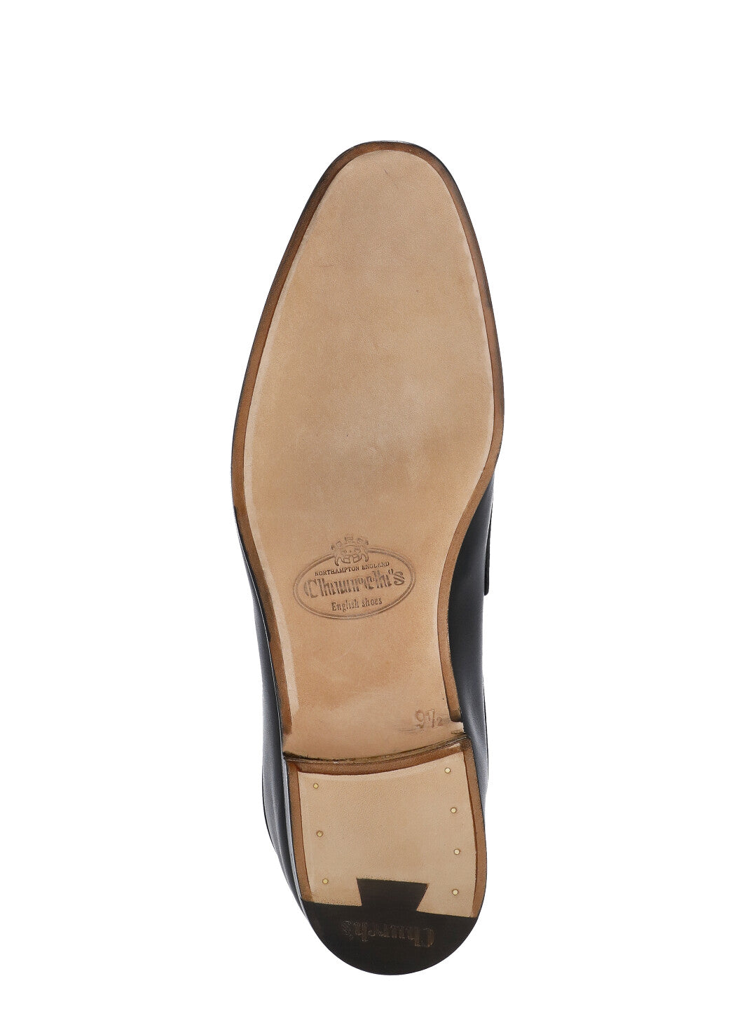 Churchs Flat Shoes Black Calf Leather