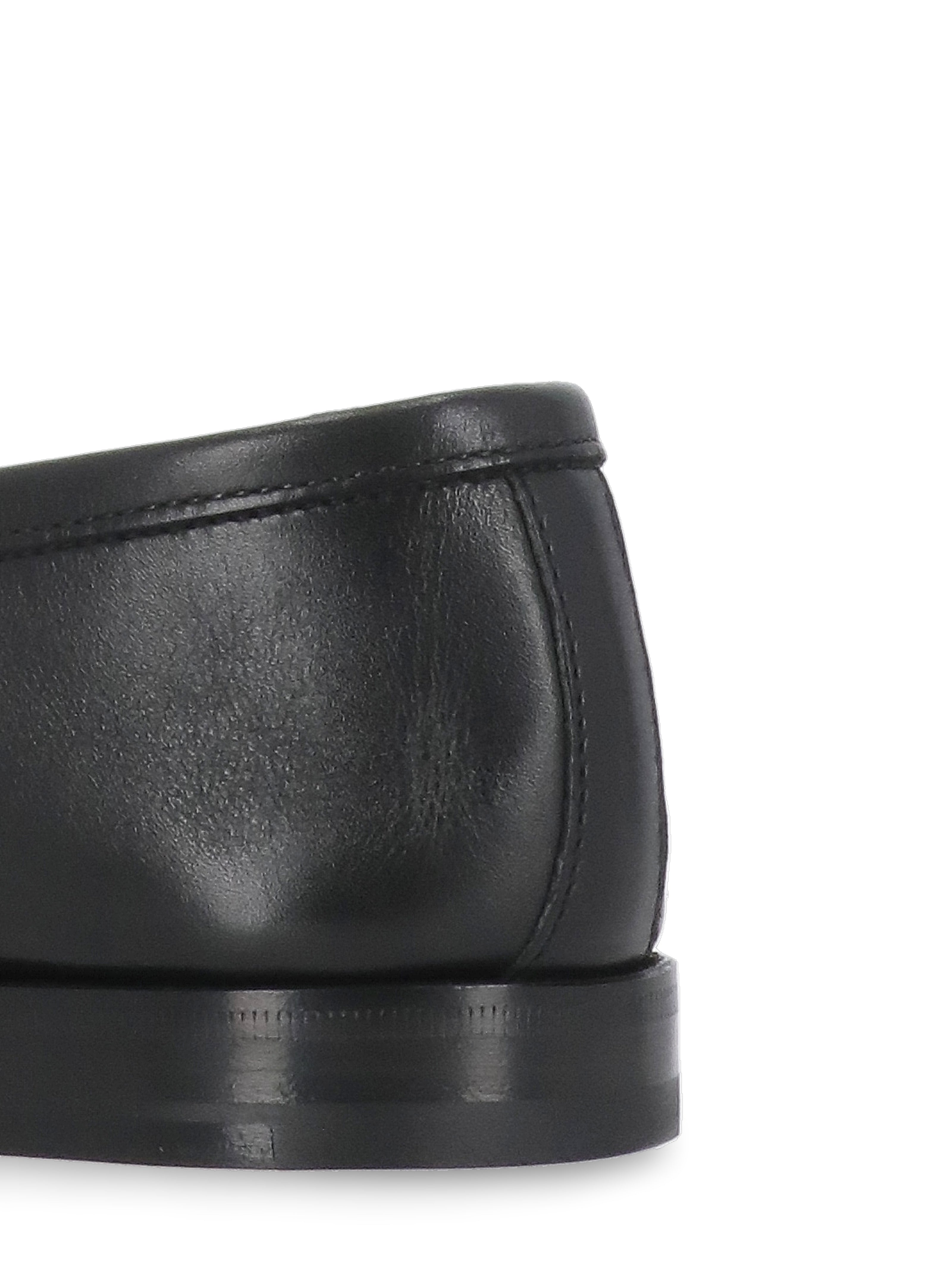Churchs Flat Shoes Black Calf Leather