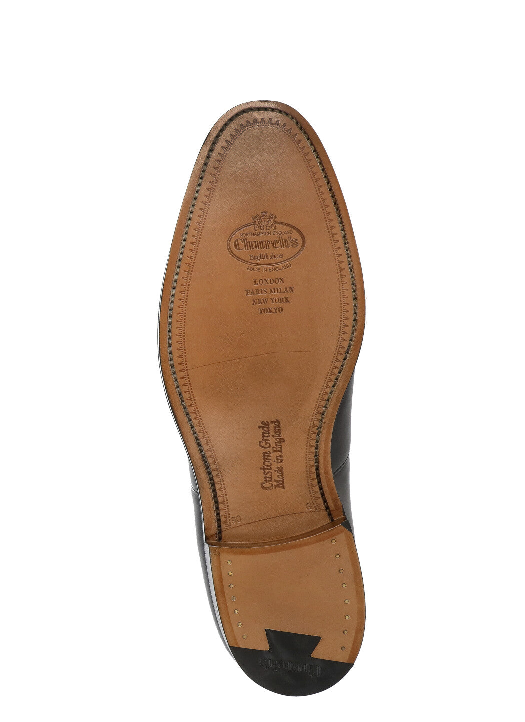 Churchs Flat Shoes Black Calf Leather