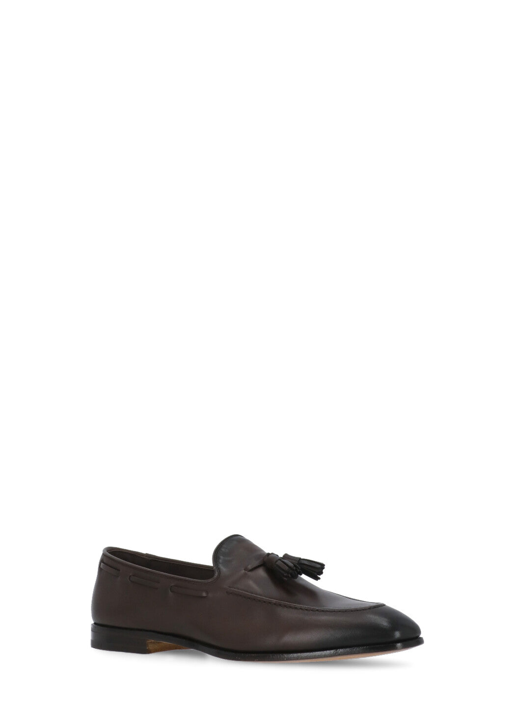 Churchs Flat Shoes Brown Calf Leather